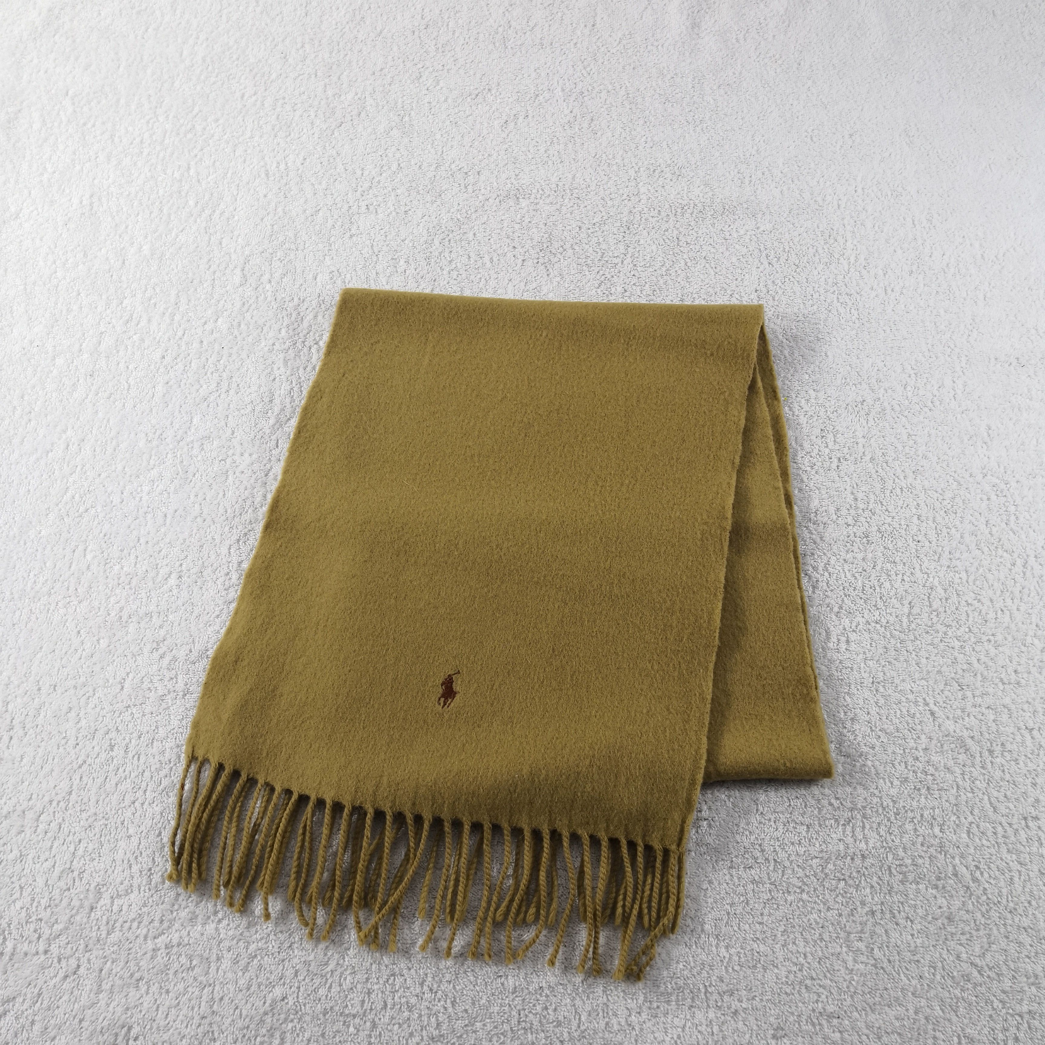 Polo Ralph Lauren Vintage Polo Ralph Lauren Scarf Muffler Wool Scarves Size ONE SIZE - 3 Thumbnail