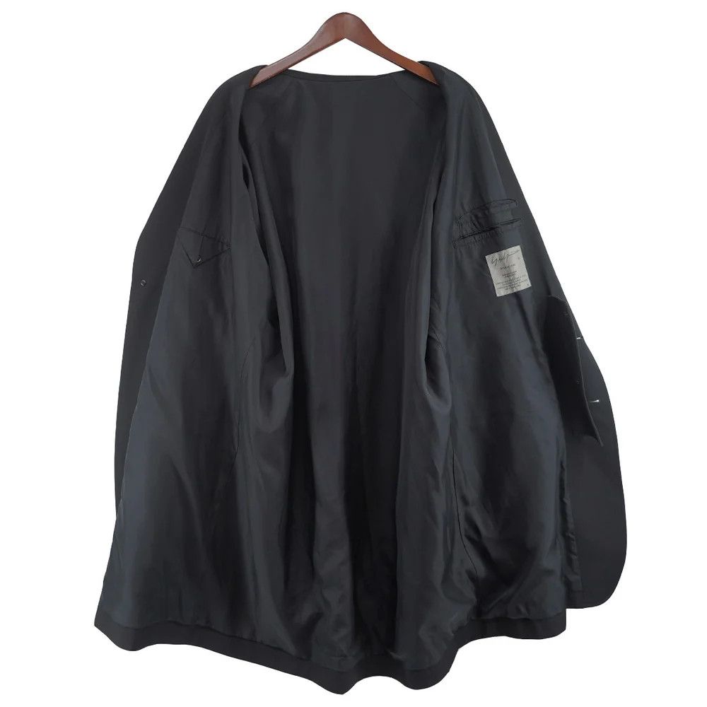 Yohji Yamamoto Yohji Yamamoto pour homme/17AW Stand Collar Long Jacket Size US L / EU 52-54 / 3 - 5 Thumbnail