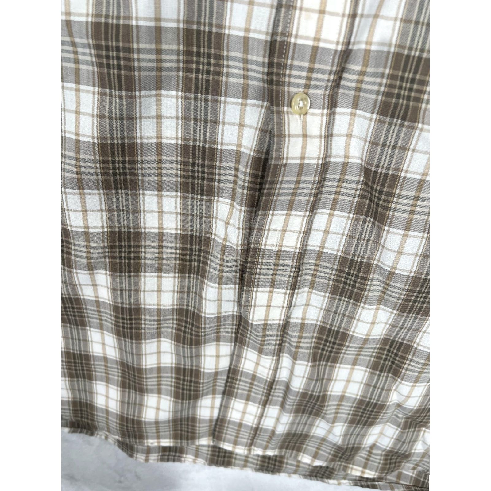 Vintage VTG Big Mac Shirt Mens 2XL Brown Plaid Long Sleeve Button Front Workwear Casual Size US XXL / EU 58 / 5 - 4 Thumbnail