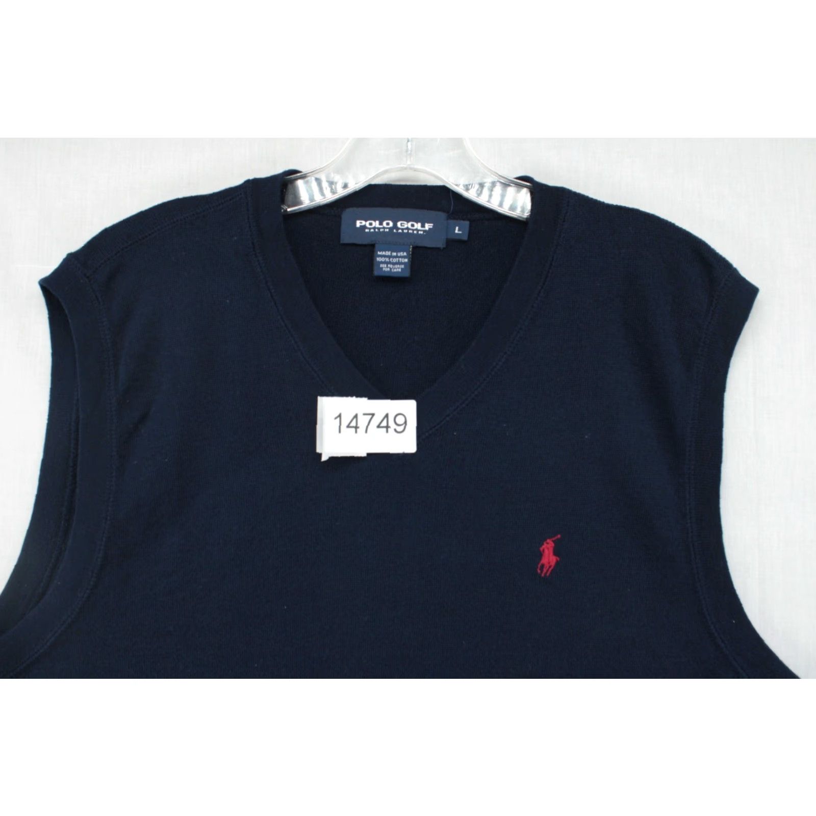 Polo Ralph Lauren Polo Ralph Lauren Vest Lightweight V-Neck Cotton Blue Mens L Ivy League Polo Ralph Lauren Vest Lightweight Cotton Blue Mens L Ivy League Size US L / EU 52-54 / 3 - 7 Thumbnail