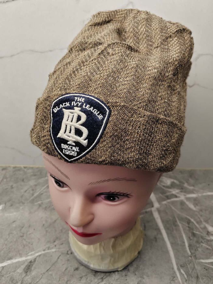 Japanese Brand × Vintage Vintage The Black Ivy League Beanie Size ONE SIZE - 1 Thumbnail