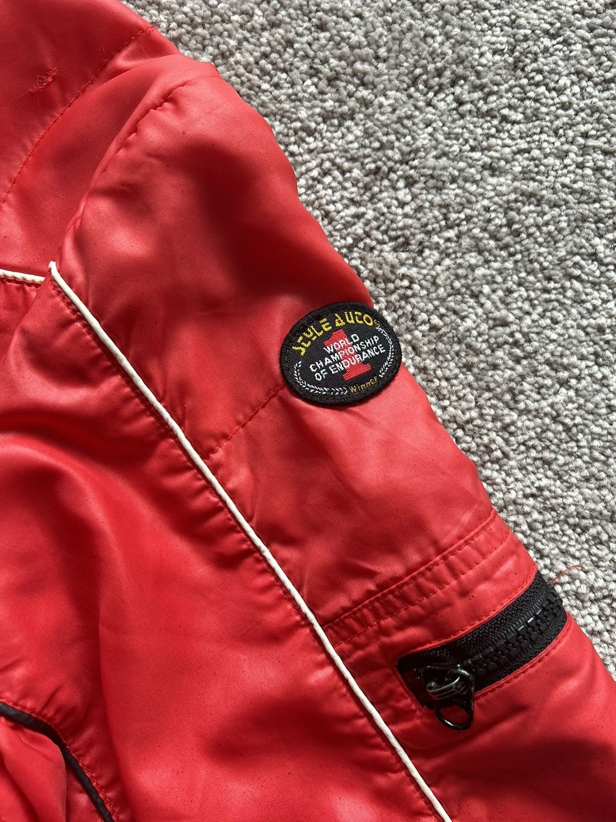 Japanese Brand × Vintage Vintage The Mongoose Coors Racing Team Bomber Jacket Size US M / EU 48-50 / 2 - 8 Thumbnail