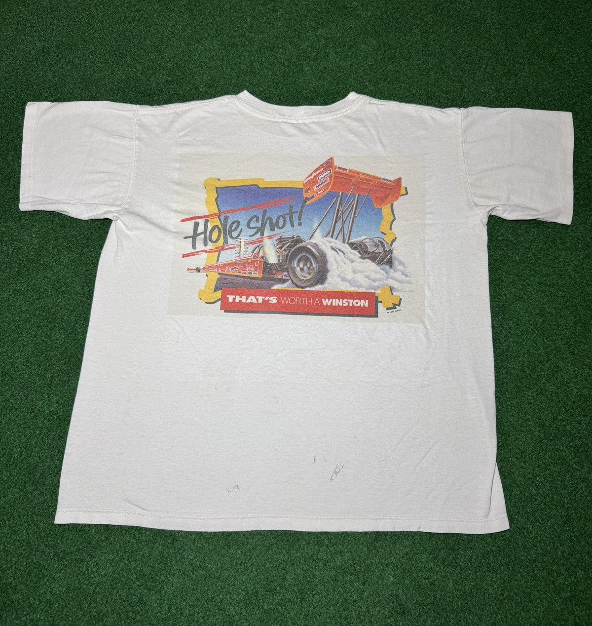 Vintage Vintage 90s NHRA Houston Drag Racing Winston 1993 XL T Shirt Size US XL / EU 56 / 4 - 3 Thumbnail