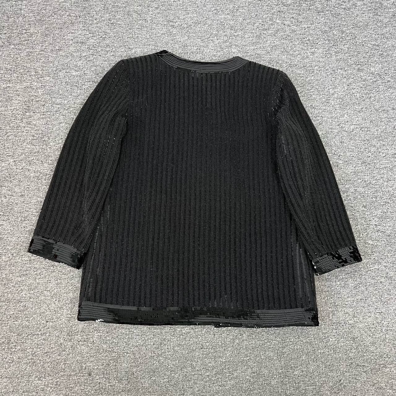 Saint Laurent Paris Saint laurent Beaded Sequin Heavy Duty Cardigan shirt 2501- Size US XXS / EU 40 - 2 Thumbnail