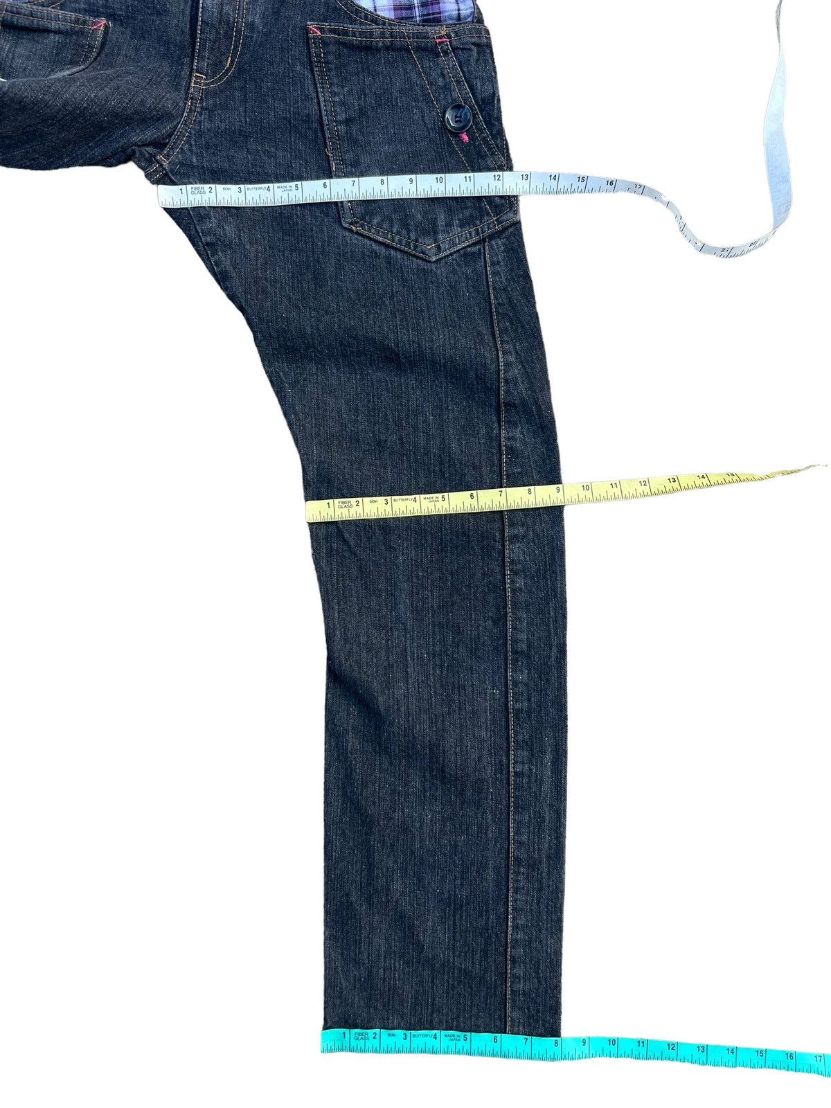 Japanese Brand Rare! Rimaster Japan Triple Waist Denim Jeans Size US 32 / EU 48 - 4 Thumbnail