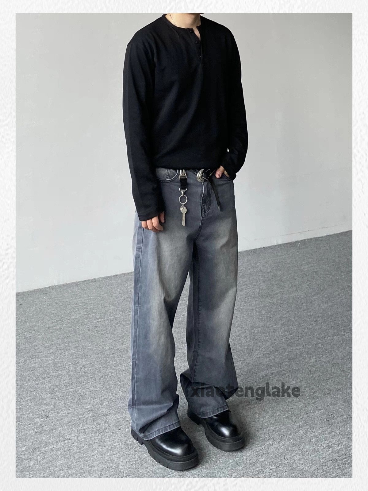 Vintage Washed faded loose baggy skate hiphop cargo pants Size US 30 / EU 46 - 2 Thumbnail
