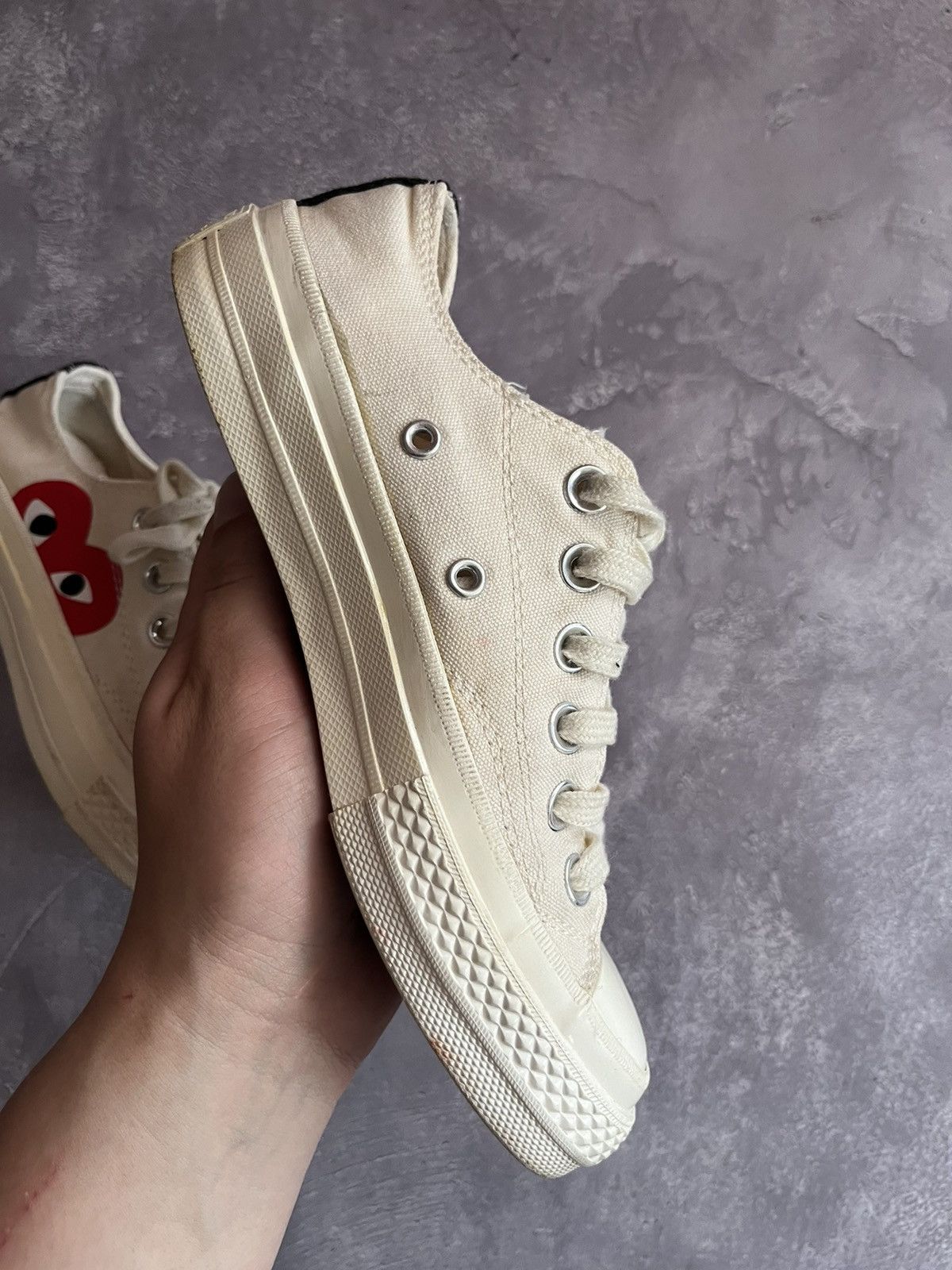 Comme des Garcons Comme Des Garçons x Chuck Taylor Converse All Star Low Top Size US 5 / IT 35 - 7 Thumbnail