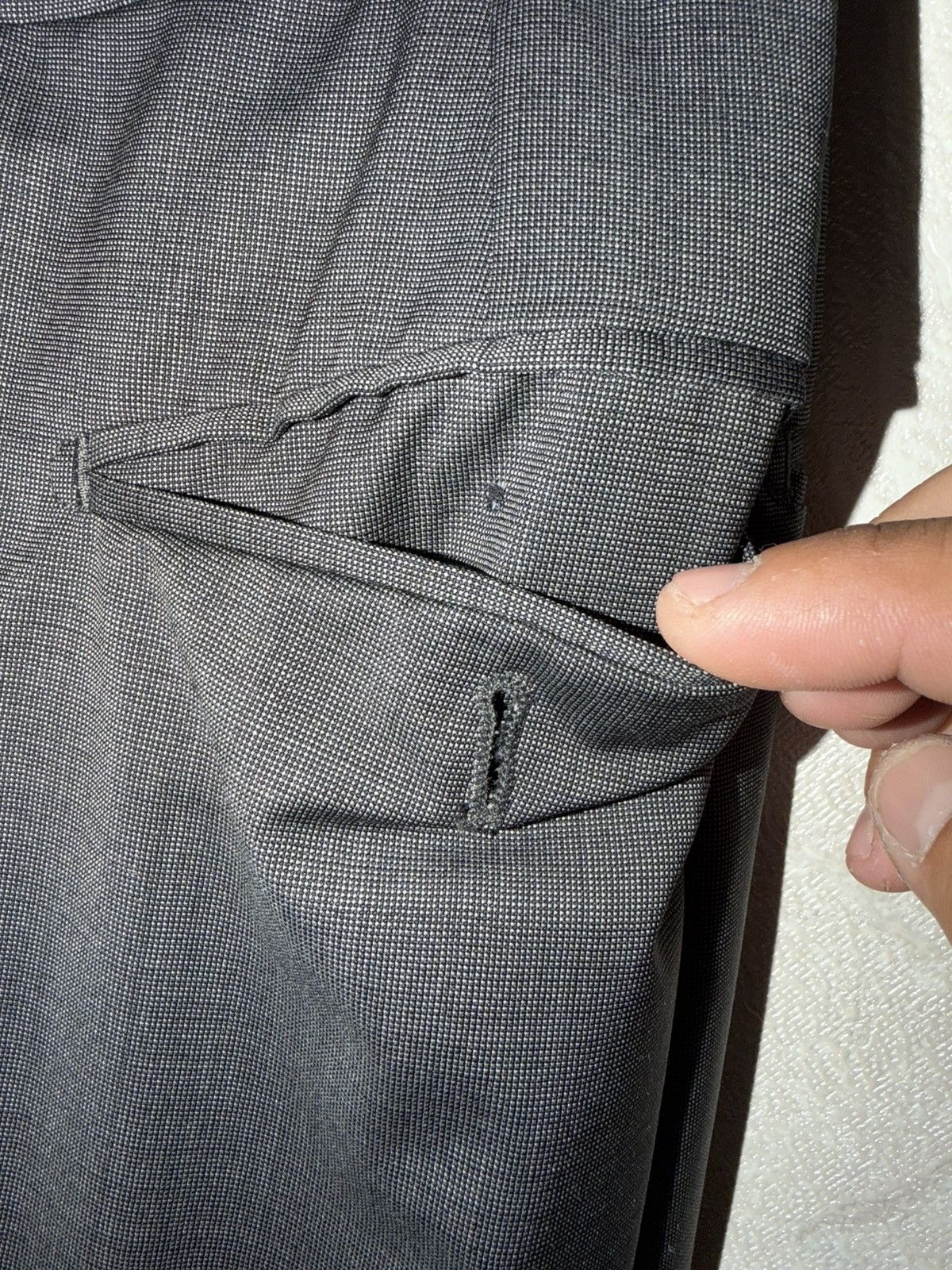 Valentino Valentino ROMA Suit Pants Jacket Grey Luxury Size USA 46 Size 46L - 21 Thumbnail
