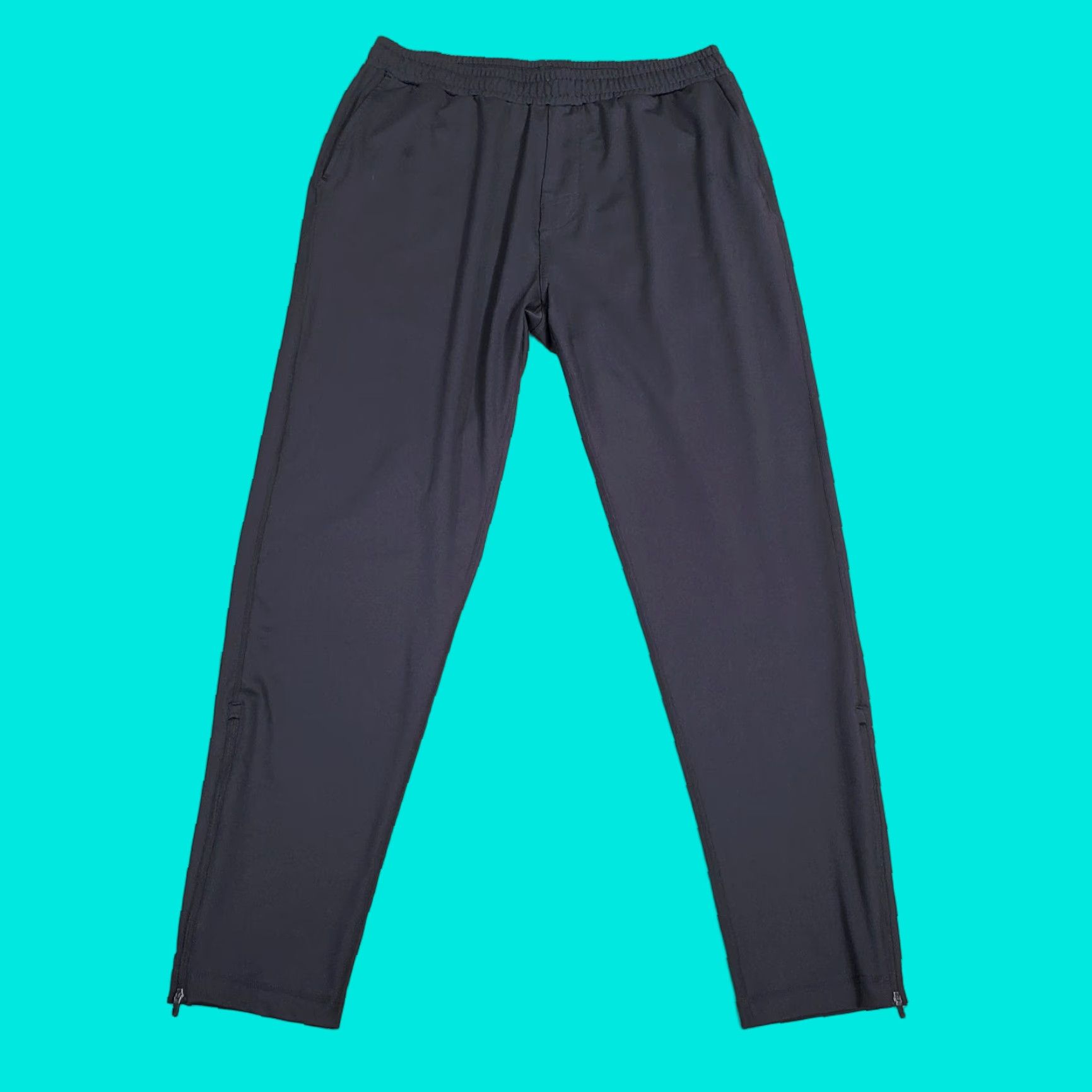 Vuori Vuori Joggers Mens Large Black Lounge Pants Regular Fit Drawstring Pockets Logo Size US 33 - 1 Thumbnail