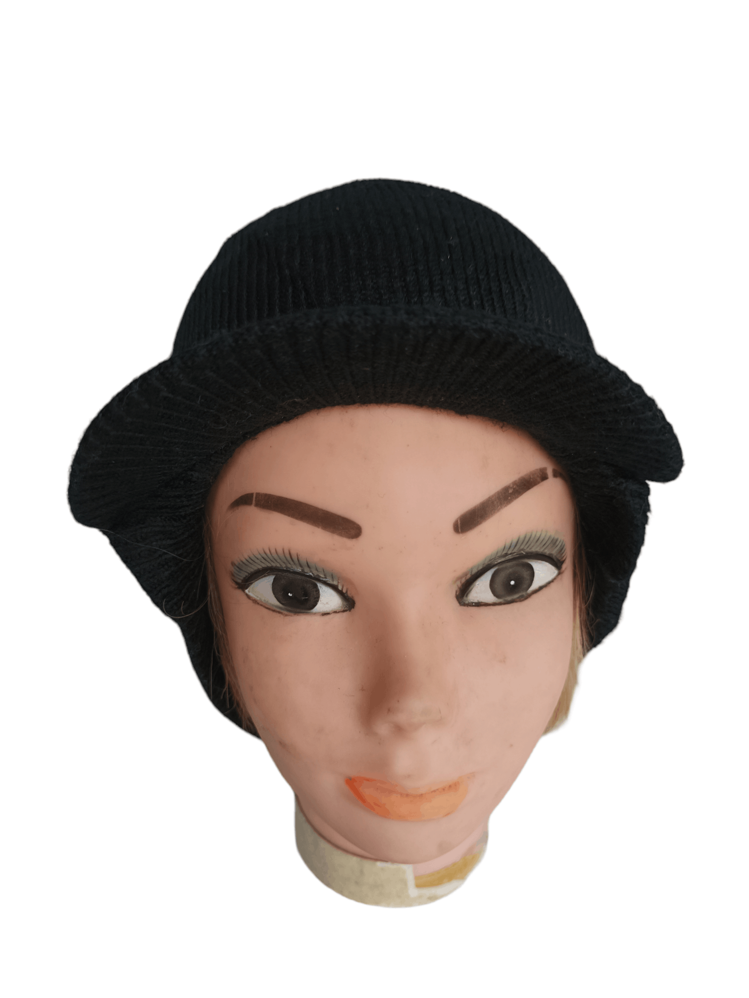 image of Seditionaries x Skulls Japanese Skulls Beanie Hat Cap With Brim Thick in Black, Men's
