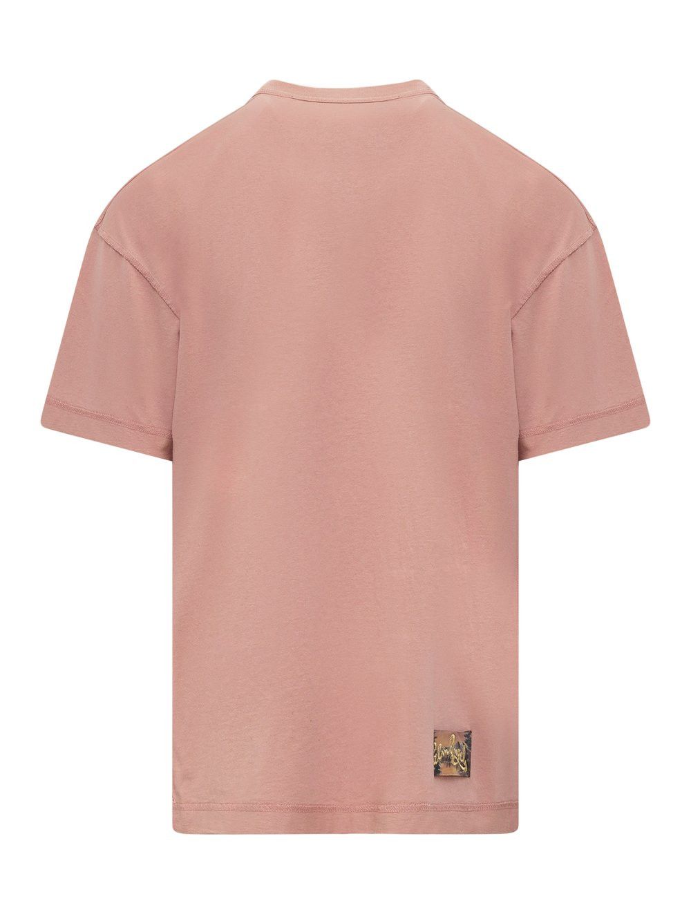 Palm Angels o1in1s0225 Q:1 / Seasonal Logo Insideout Tee in Pink Orange Size US M / EU 48-50 / 2 - 2 Thumbnail