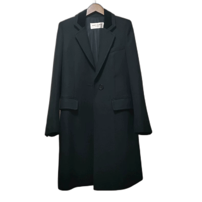 Saint Laurent 2014FW Le Smoking Wool Coat-