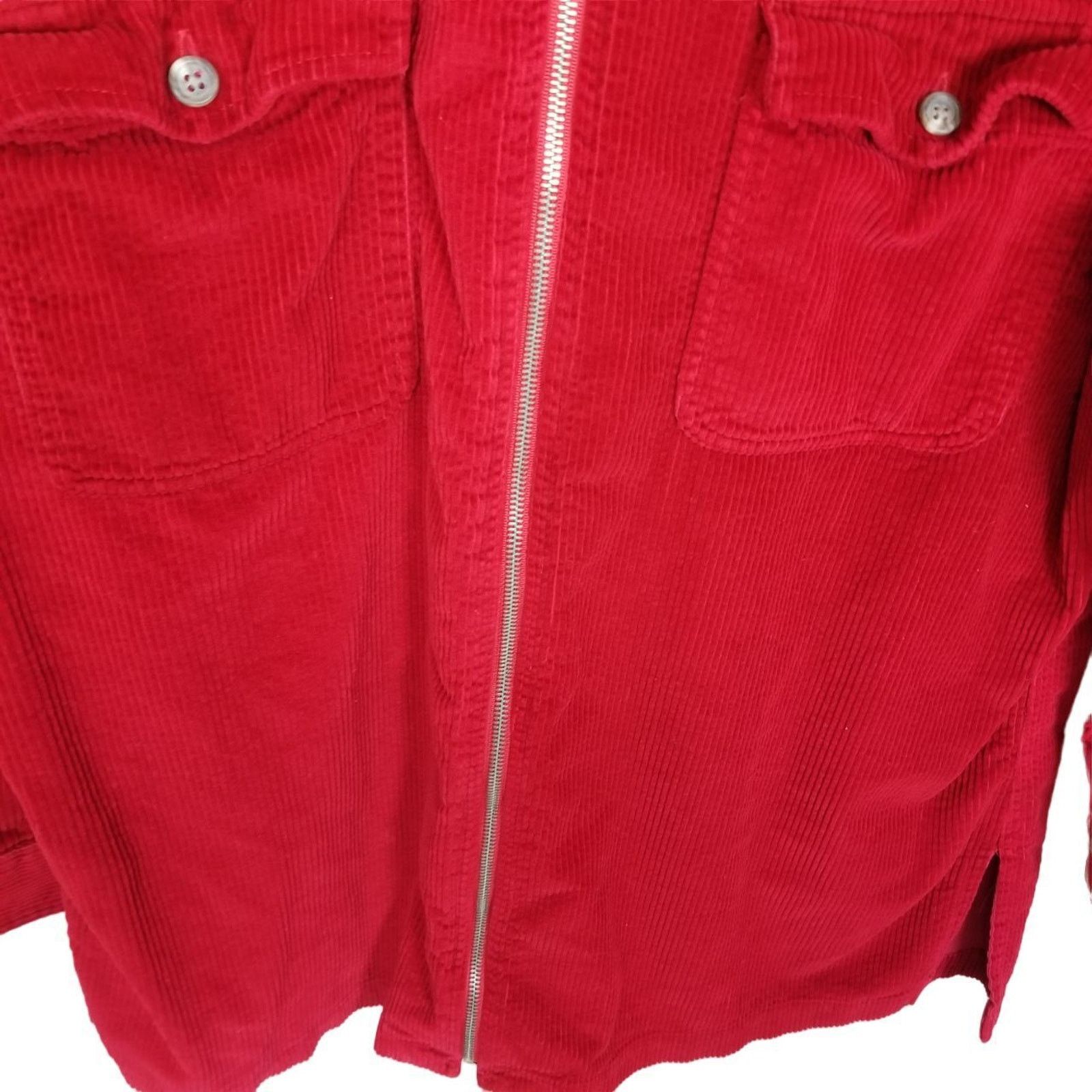 Lauren Ralph Lauren Lauren Ralph Lauren Womens Full Zip Corduroy Shacket Classic Size M / US 6-8 / IT 42-44 - 3 Thumbnail