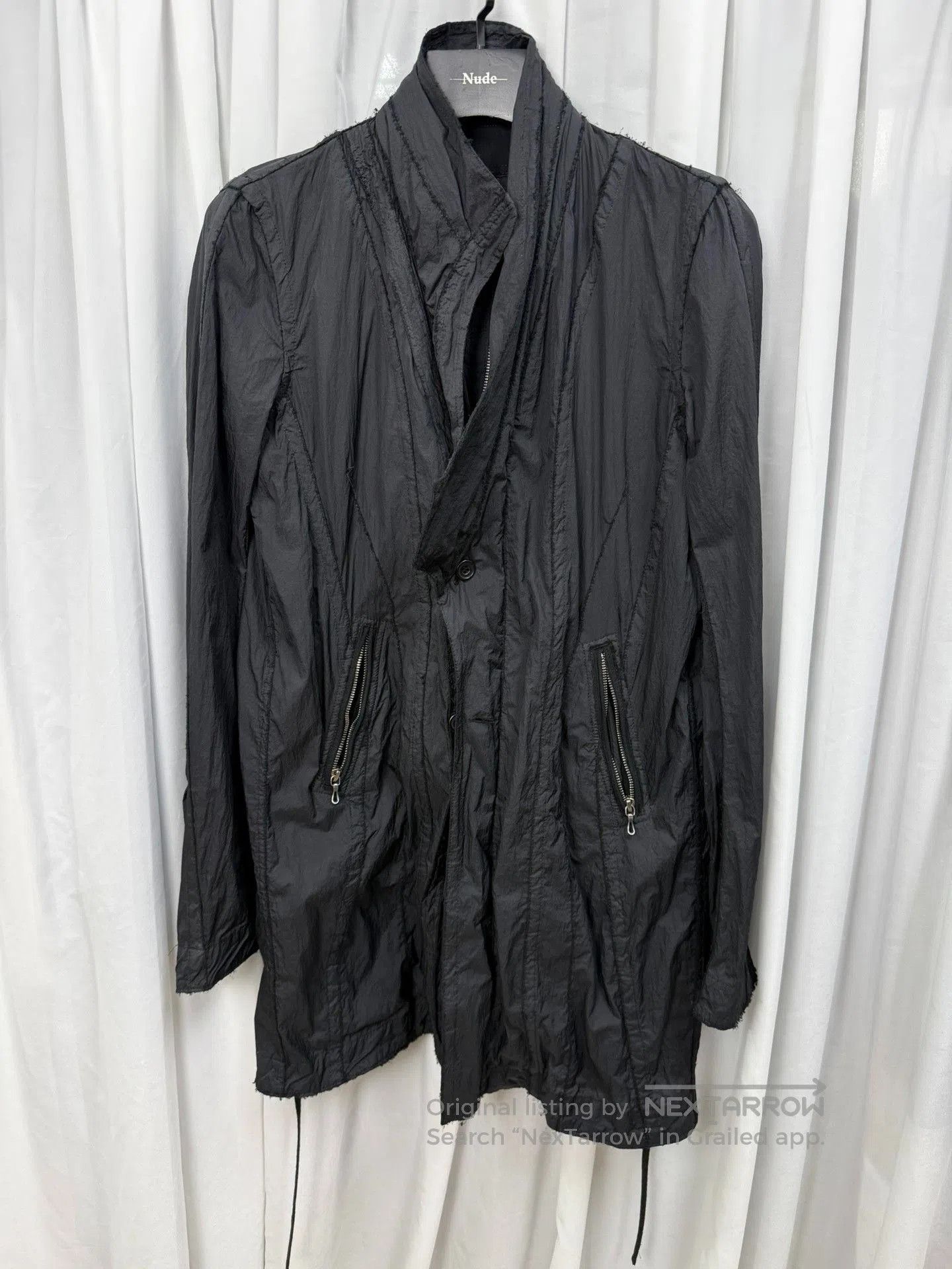 Julius Julius 7 MA 2011aw rayon silk twill trench, size 2 | Grailed
