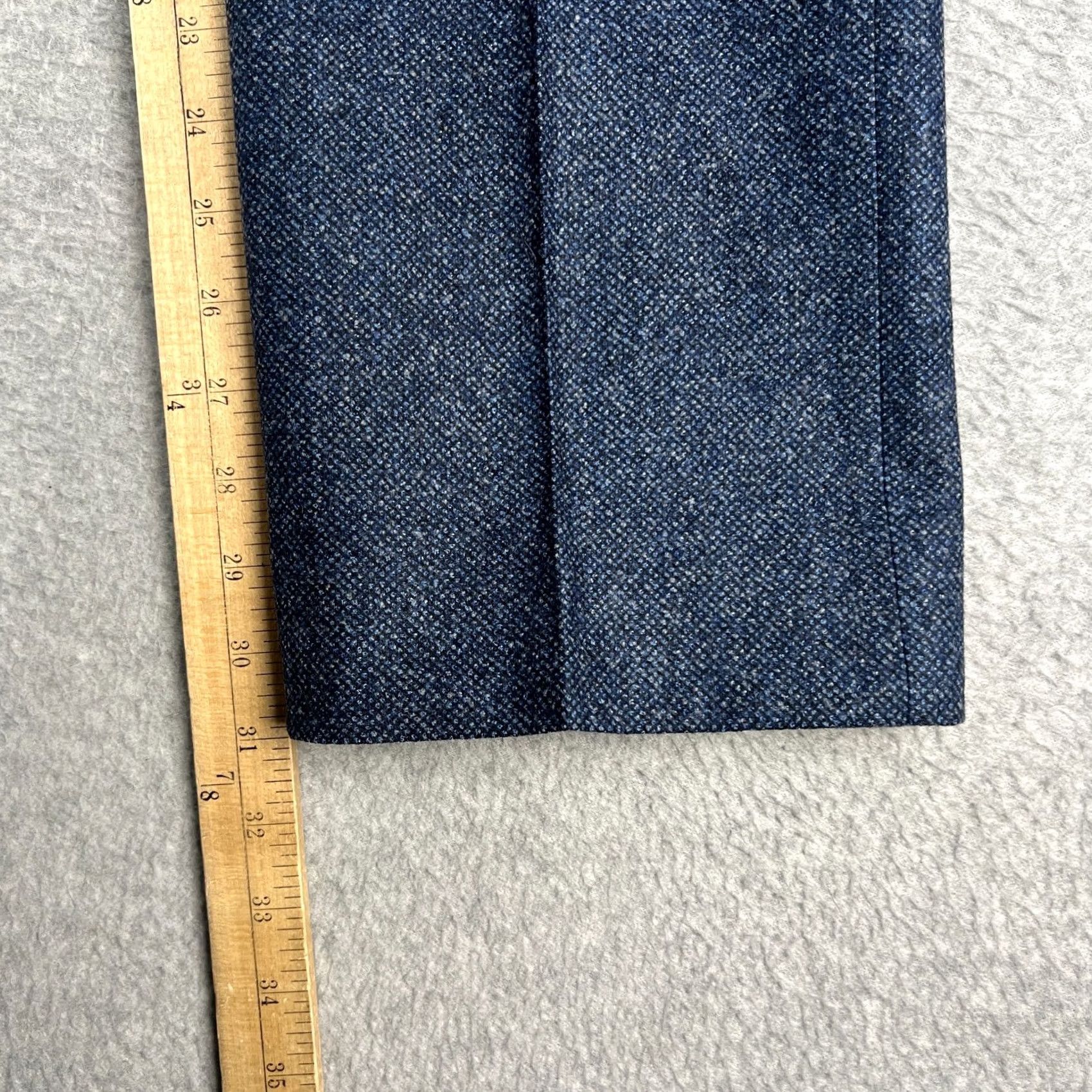 Suitsupply Suitsupply Wool Pants Mens Blue Straight Fit 42x31 Formal Dress Size 42R - 6 Thumbnail