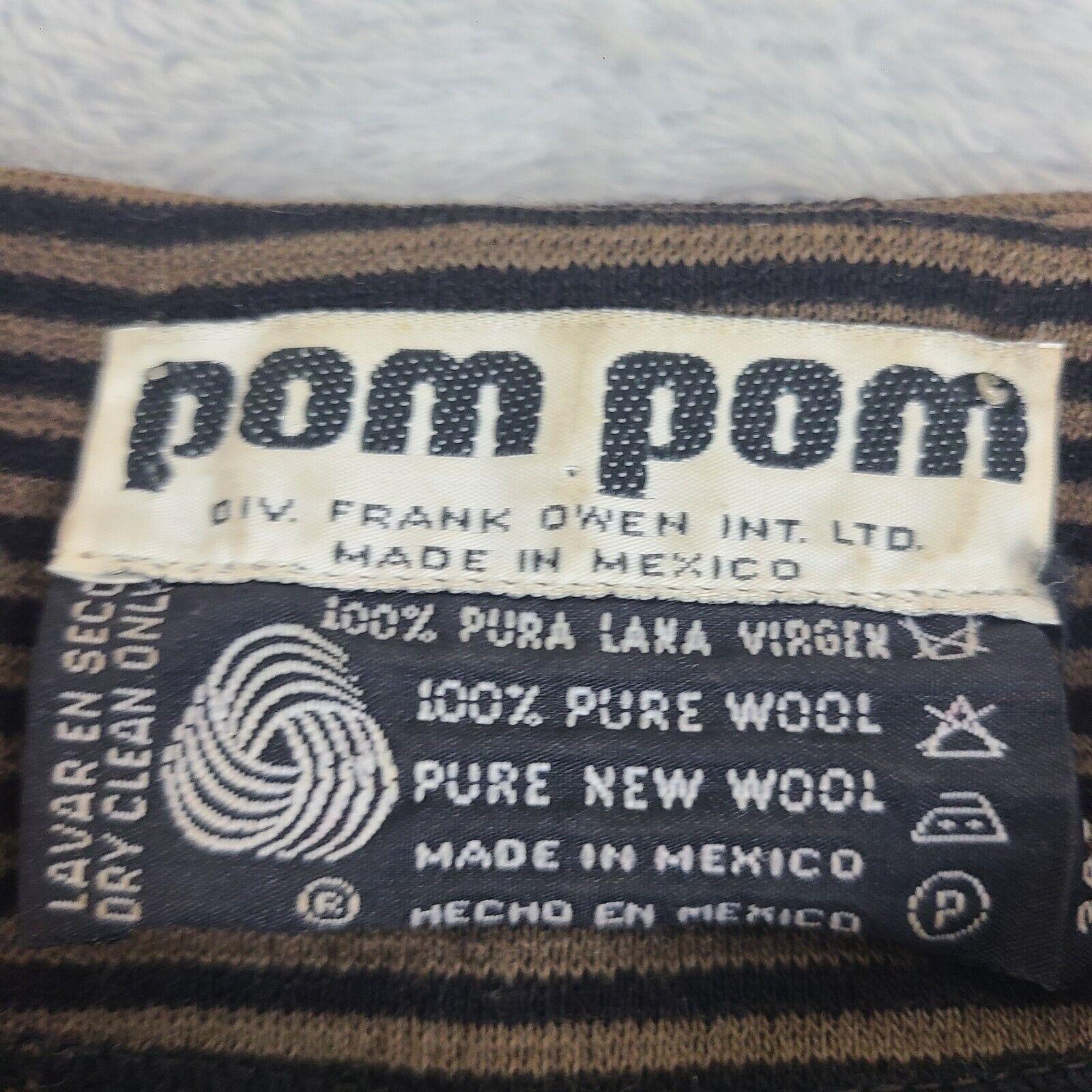 Vintage Pom Pom Frank Owen Vintage Sweater Wool Leather Batwing Slee Size S / US 4 / IT 40 - 2 Thumbnail
