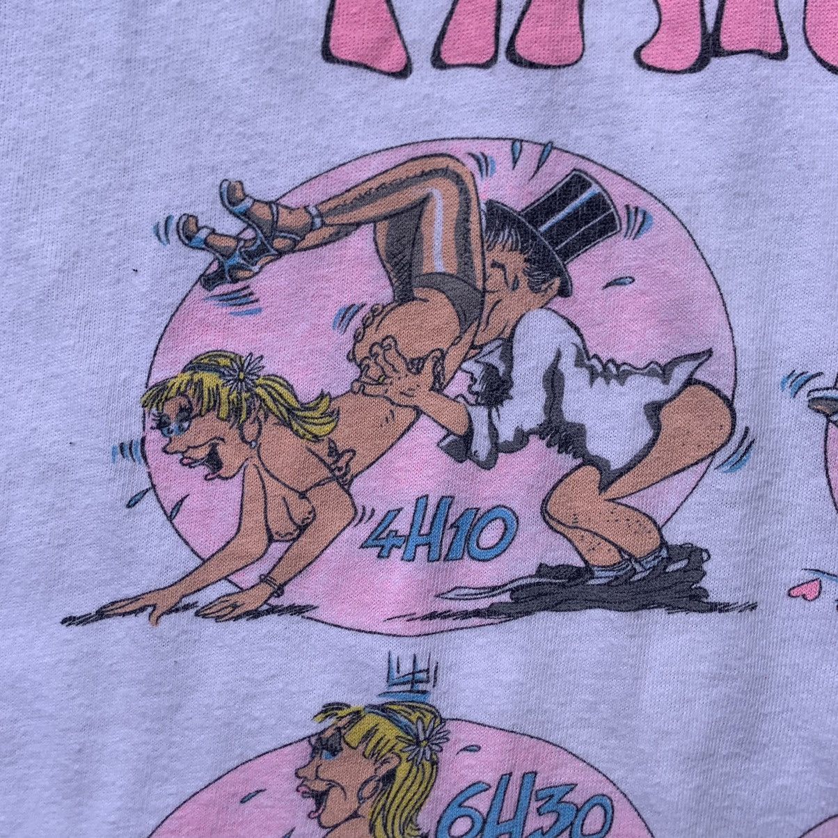 Vintage Vintage 90s Adult Humor Cartoon Graphic Porn Tee Size US XL / EU 56 / 4 - 8 Thumbnail