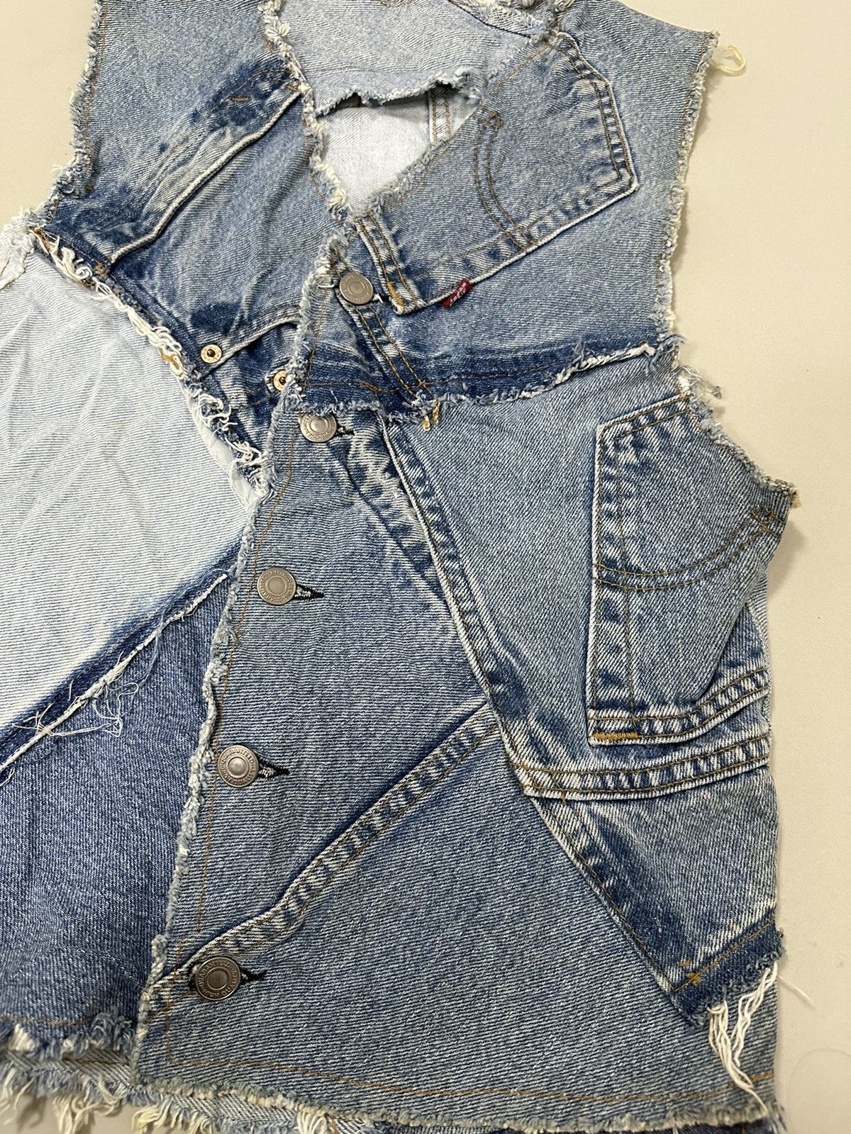 Levi's × Vintage Vintage Levi’s Patchwork Vest Design Size US M / EU 48-50 / 2 - 6 Thumbnail
