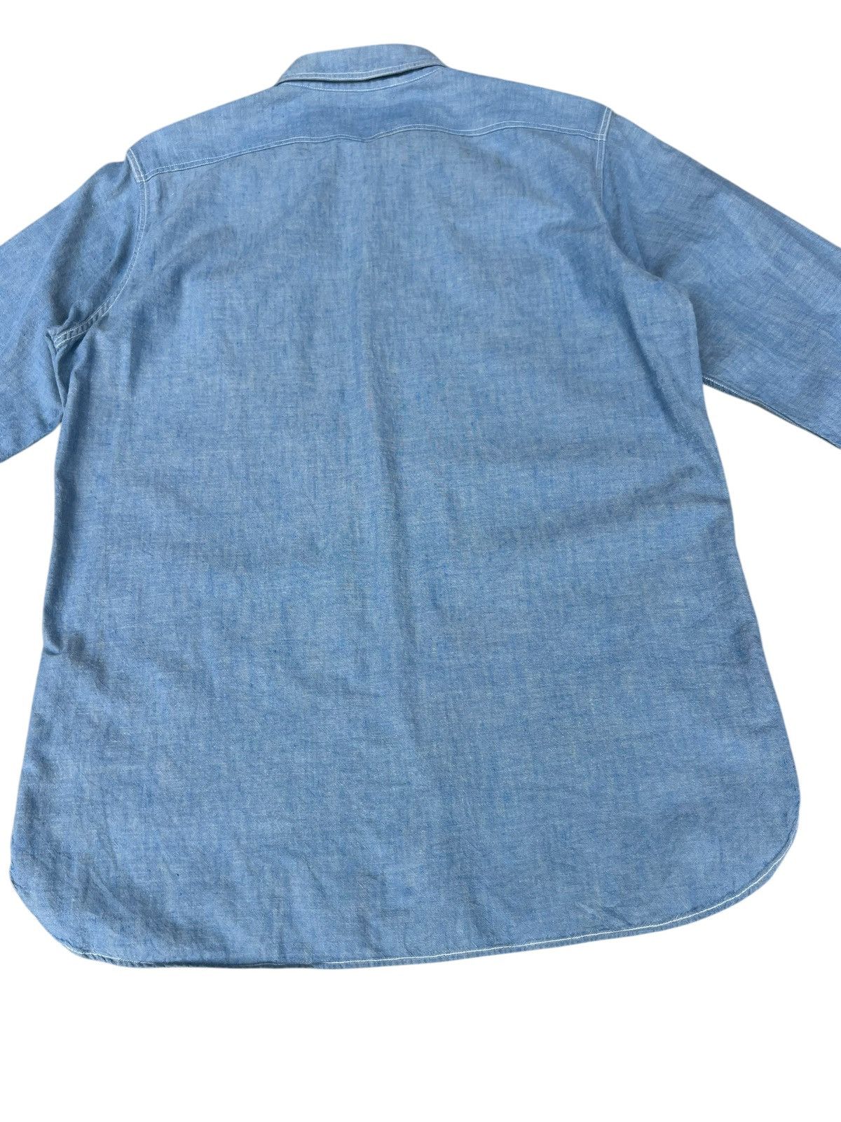 Sugar Cane Sugar Cane Chin Strap Gusset Selvedge Chambray Shirt Size US S / EU 44-46 / 1 - 22 Thumbnail