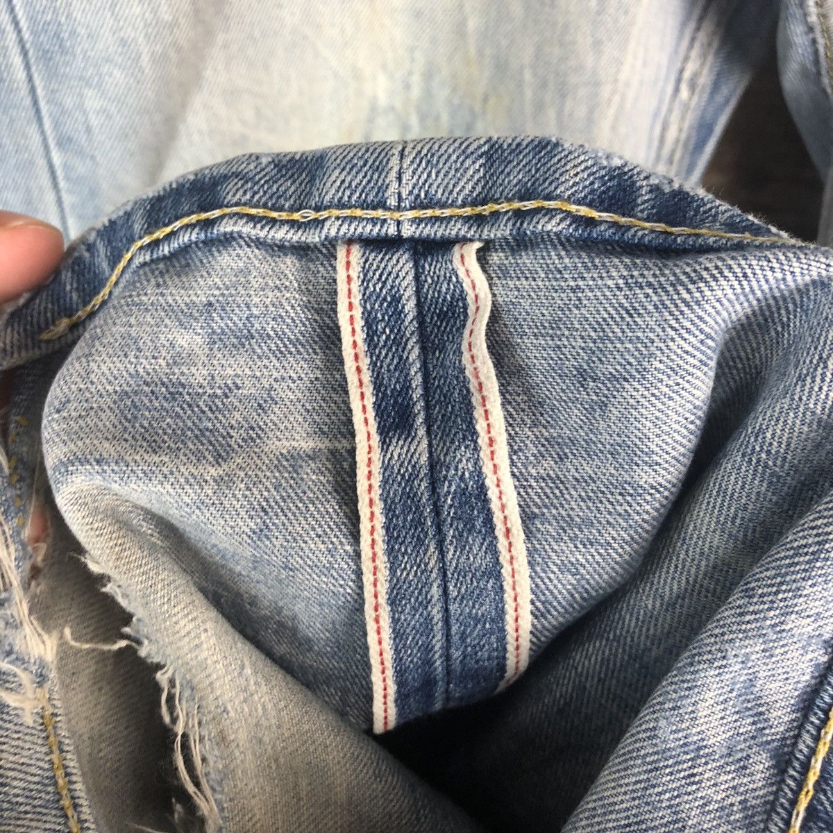 JACKROSE DLL Jack Rose Blue Distressed Denim Pants #C011 Size US 32 / EU 48 - 9 Thumbnail