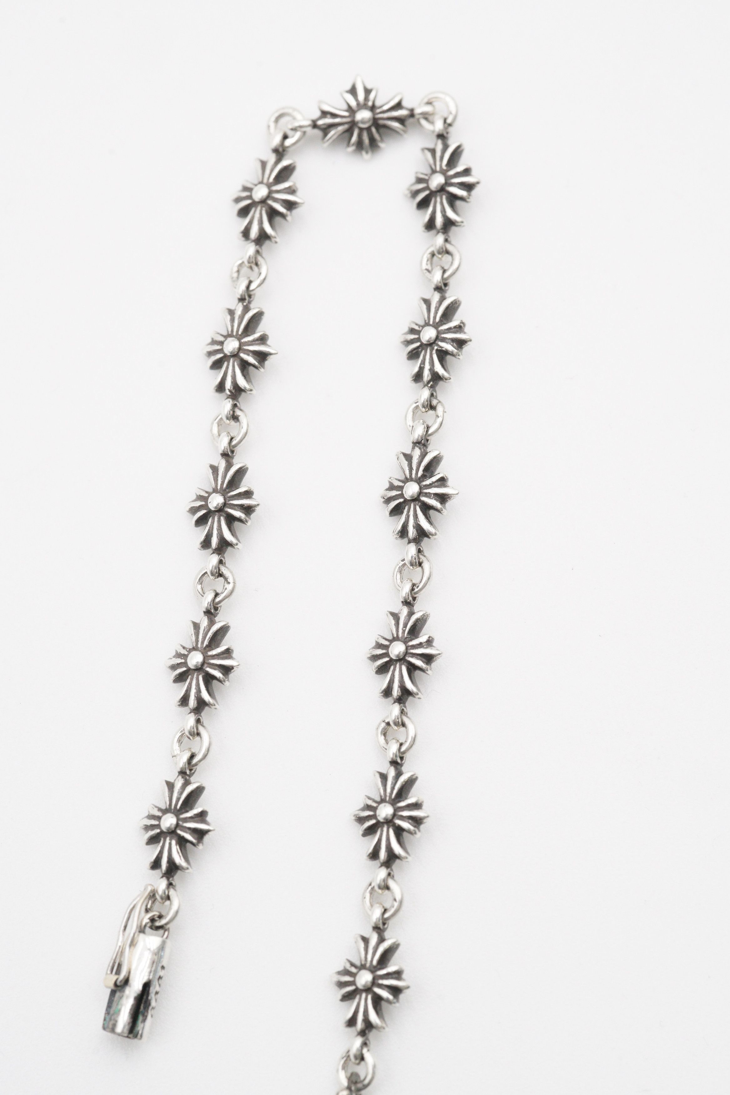 Chrome Hearts Chrome Hearts 925 Silver Tiny E Bracelet - 12L Size ONE SIZE - 3 Thumbnail