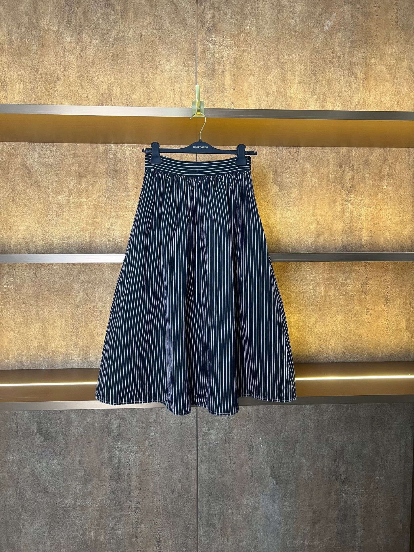 Dior Dior Linen Striped Skirt Size 36" / US 14 / IT 50 - 1 Thumbnail