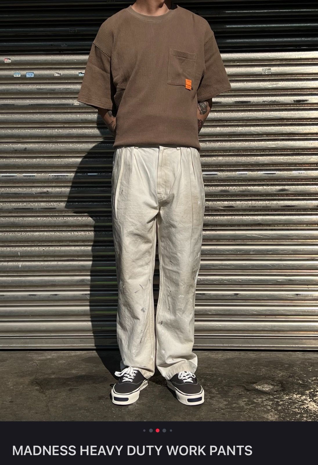 Madness MADNESS 25SS HEAVY DUTY WORK PANTS Size US 36 / EU 52 - 3 Thumbnail