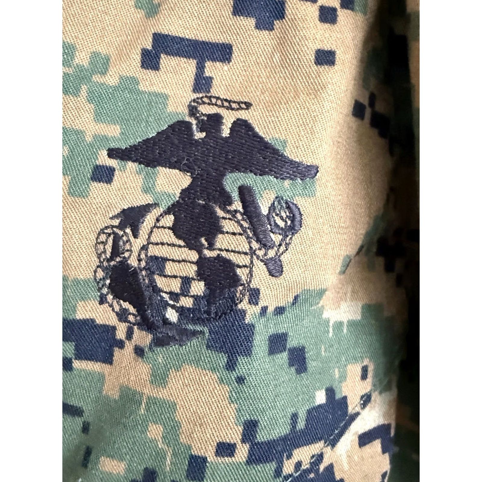 American Apparel American Apparel Men Marines Camo Tactical Shirt Medium Green Cotton Blend Size US M / EU 48-50 / 2 - 3 Thumbnail