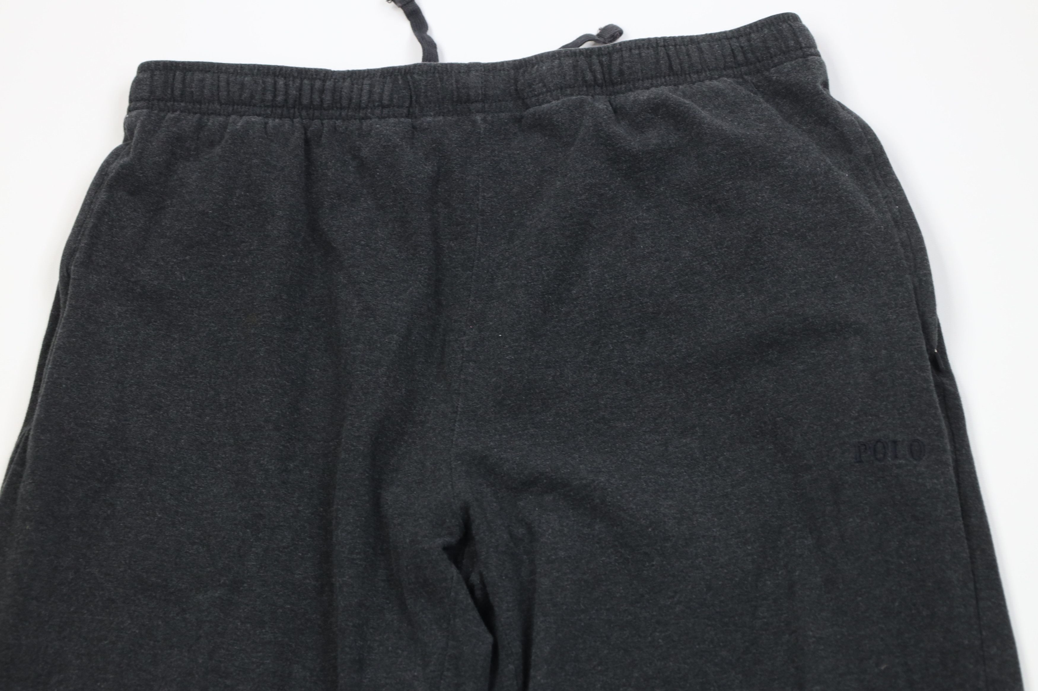 Ralph Lauren Vintage 90s Ralph Lauren Block Letter Wide Leg Sweatpants Size US 36 / EU 52 - 2 Thumbnail