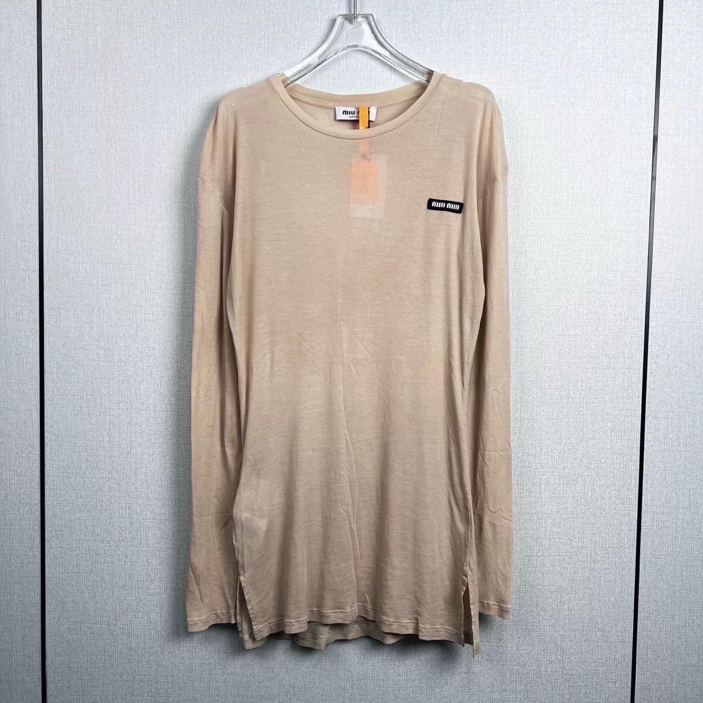 Miu Miu Miu Miu Slim Long-Sleeve Base Shirt Size XS / US 0-2 / IT 36-38 - 1 Thumbnail