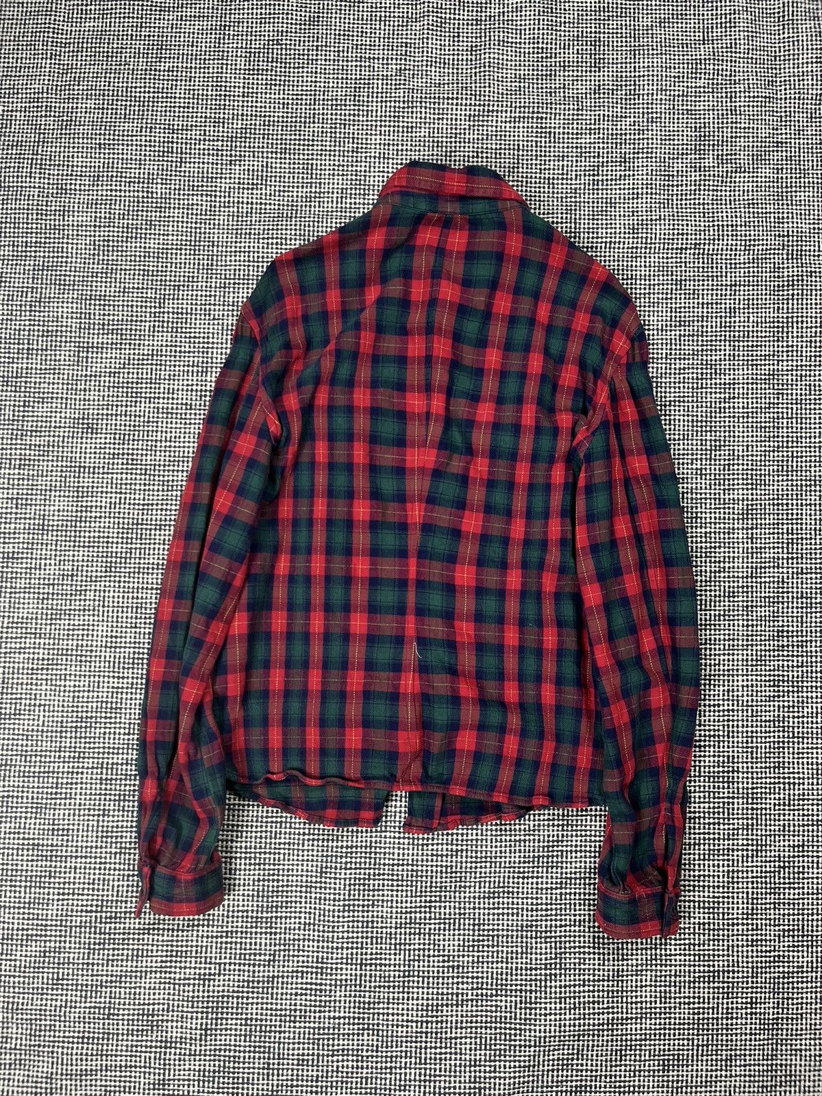 Armani × Giorgio Armani × Vintage vintage 80s/90s Armani jeans tartan plaid button up shirt Size L / US 10 / IT 46 - 2 Thumbnail