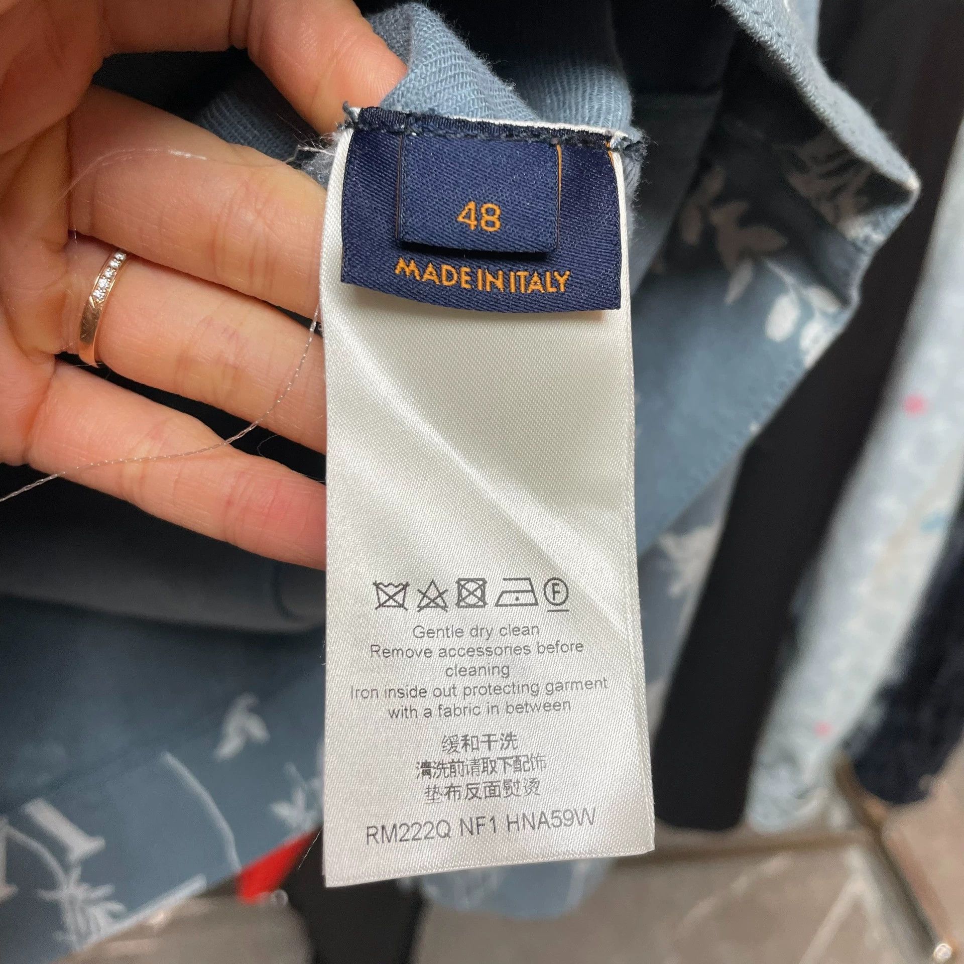 Louis Vuitton LOUIS VUITTON SS23 Botanical Print Denim Jacket Blue 48 Size US M / EU 48-50 / 2 - 4 Thumbnail