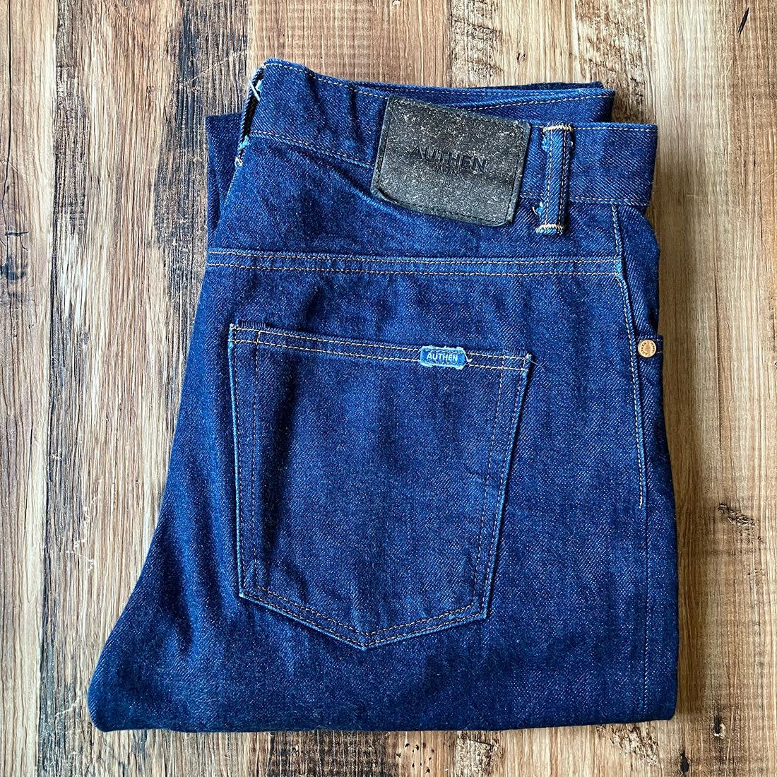 Japanese Brand AUTHEN AUT-001 W32 x L28 Tapered Leg Selvedge Jeans Size US 32 / EU 48 - 14 Thumbnail