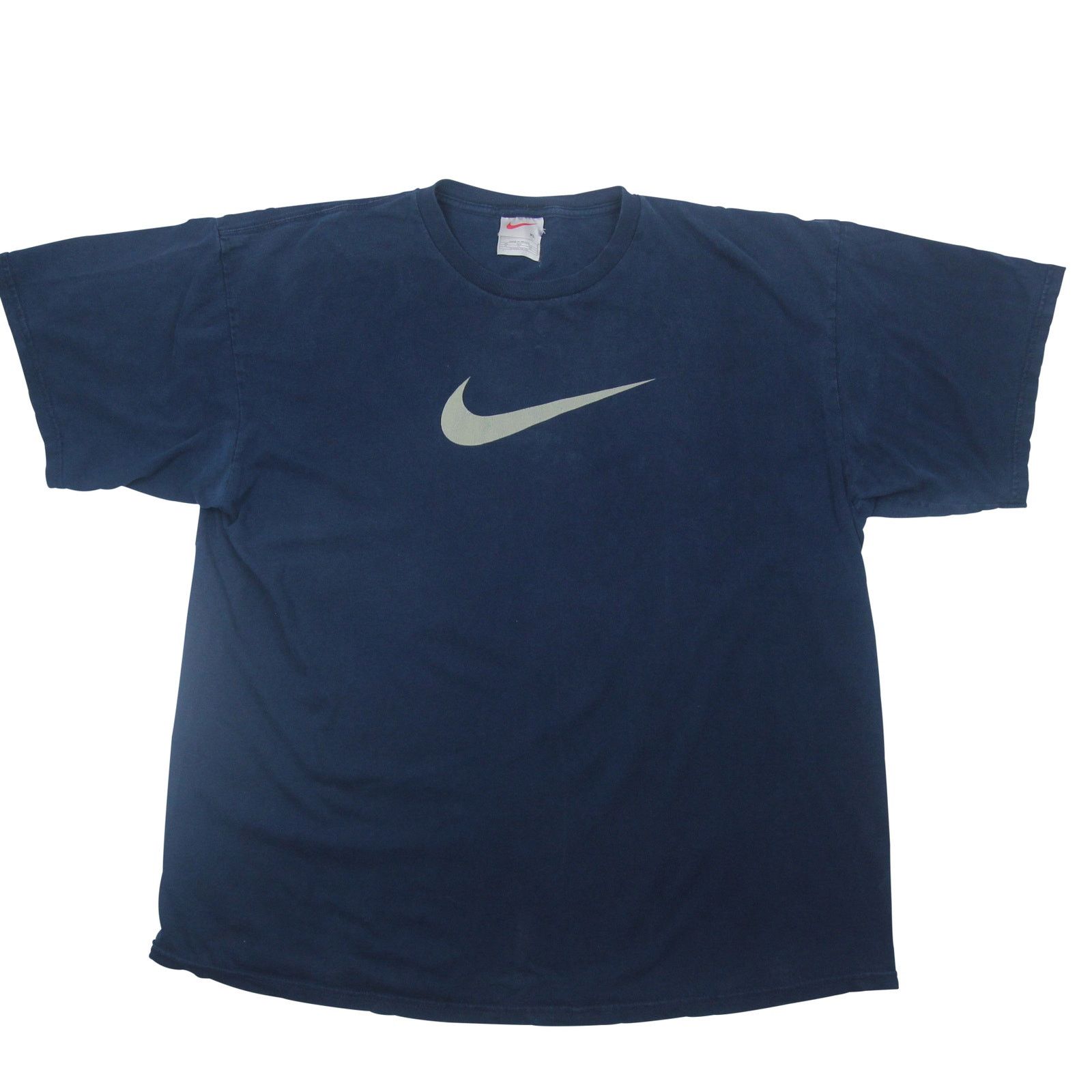 Nike × Vintage Vintage Nike Swoosh Graphic T Shirt Size US XL / EU 56 / 4 - 1 Thumbnail