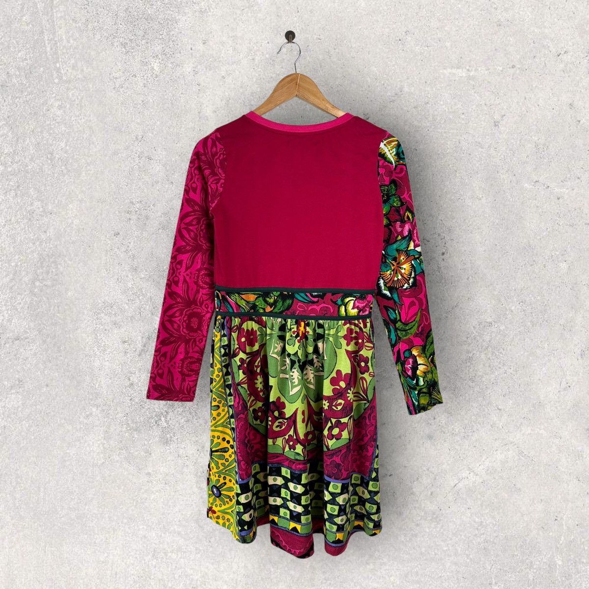 Desigual DESIGUAL Vest Guinardo Multicolor Floral Print Dress Size M / US 6-8 / IT 42-44 - 2 Thumbnail