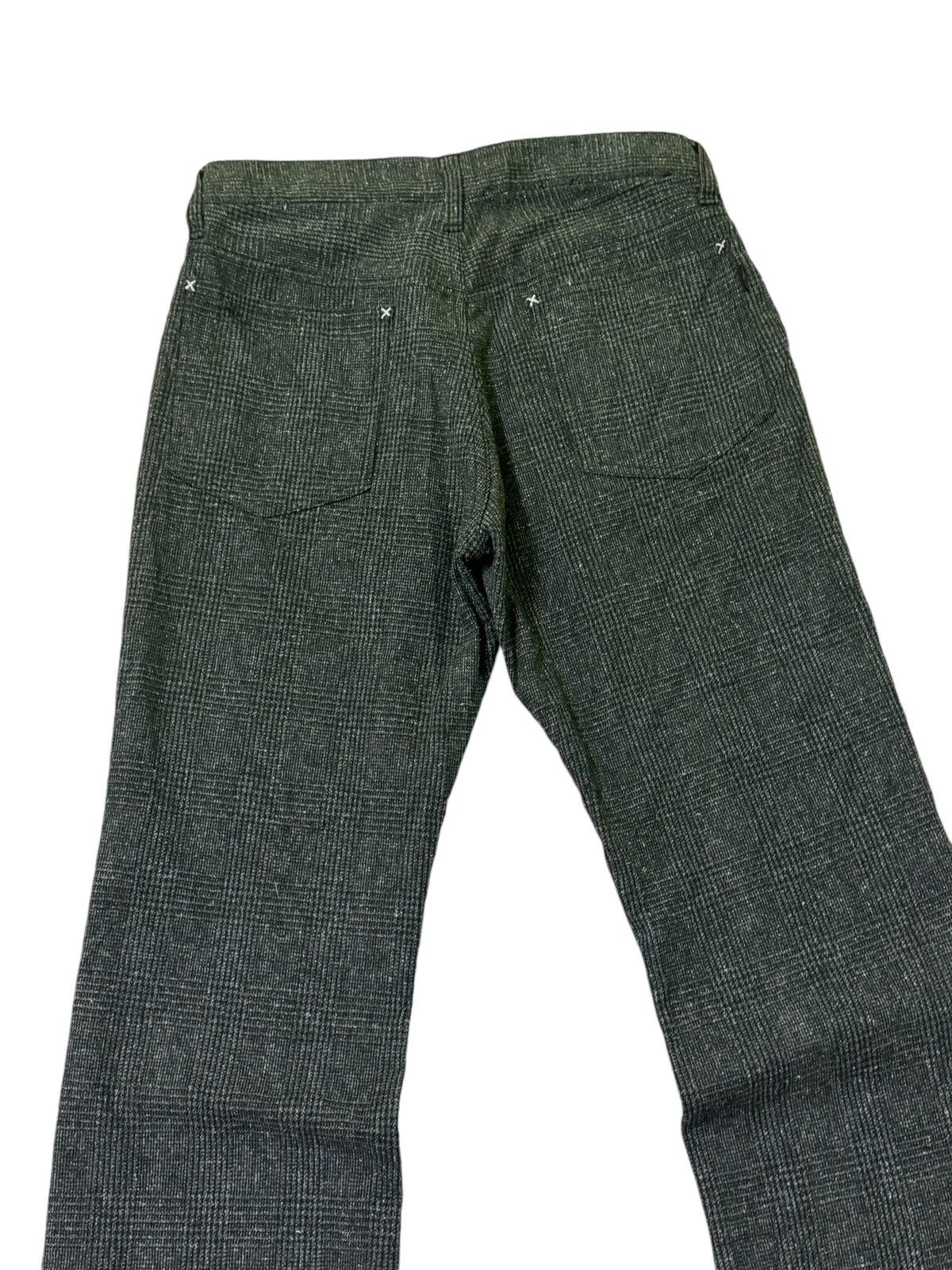 Japanese Brand FLARE WILD KHAKIS WOOL TROUSER PLAID PANT VTG Size US 28 / EU 44 - 9 Thumbnail