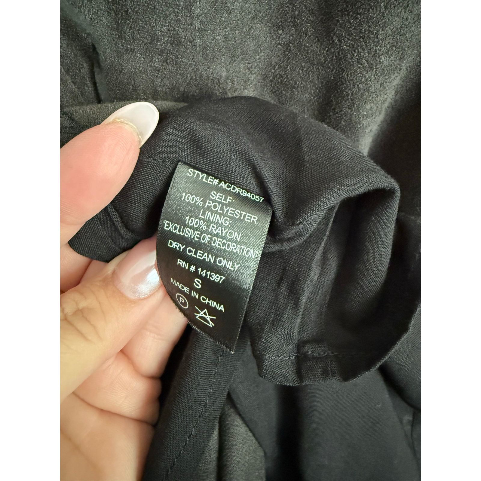 ASTR The Label ASTR the Label Charcoal Gray Faux Suede LaceUp Shift Dress S Size S / US 4 / IT 40 - 5 Thumbnail