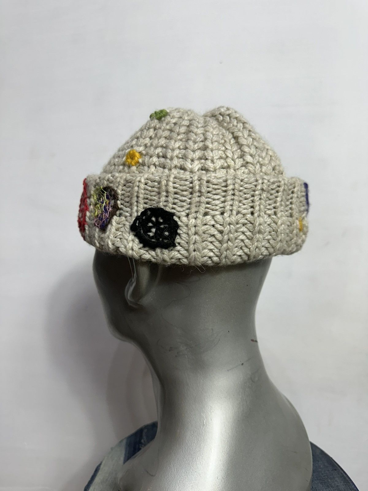 Handmade Custom Made Nice Design Art Knitted Spider Beanie Hats Size ONE SIZE - 5 Thumbnail