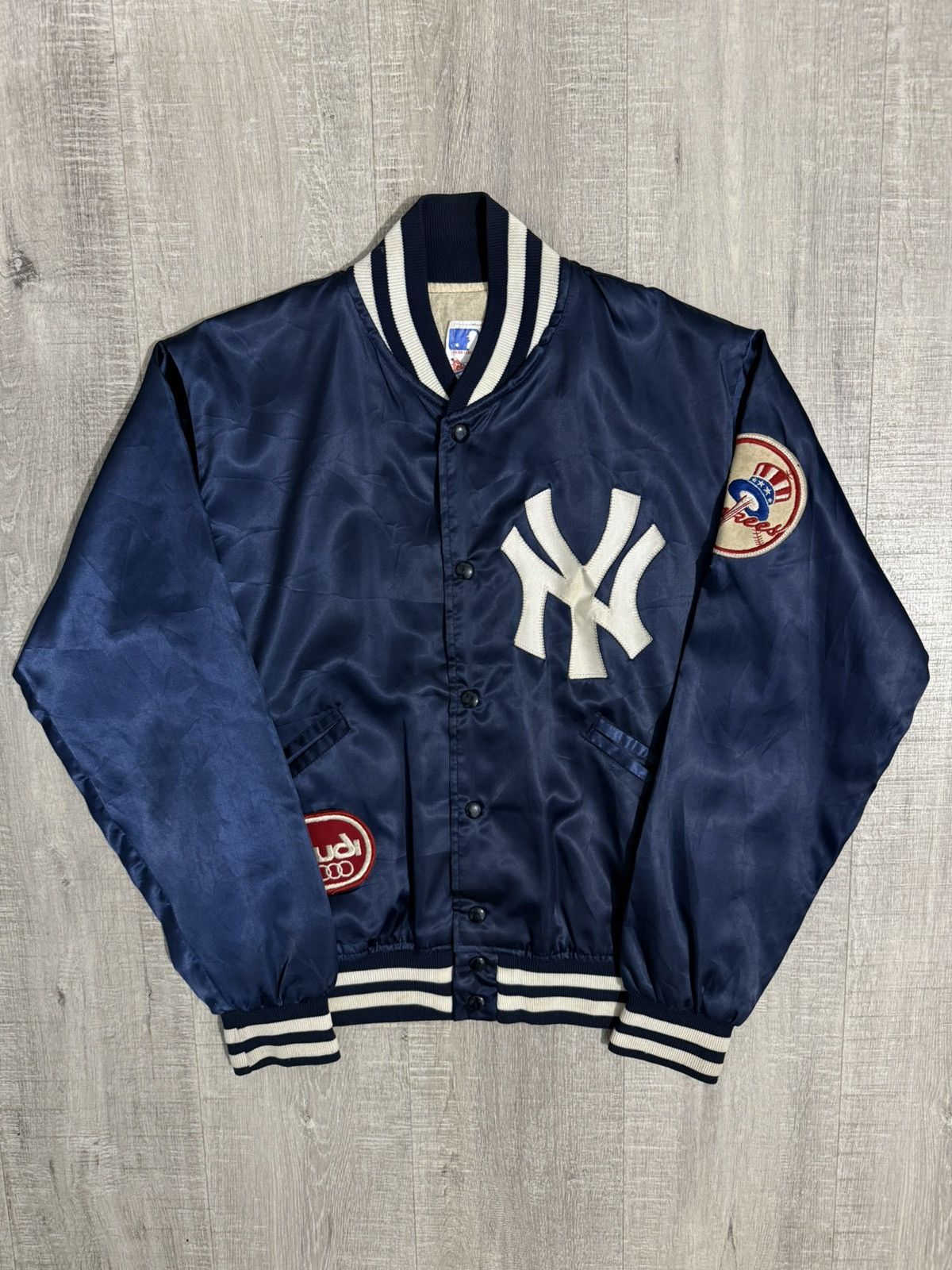 New York Yankees Vintage 80s 90s new york yankees felco satin varsity Size US S / EU 44-46 / 1 - 9 Thumbnail