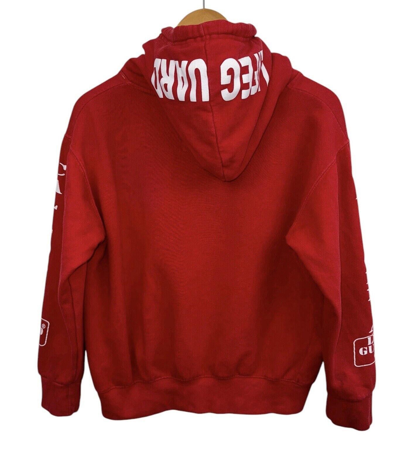 Designer Vintage Lifeguard Venice Beach California Red Hoodie Sz S Size US 30 / EU 46 - 5 Thumbnail