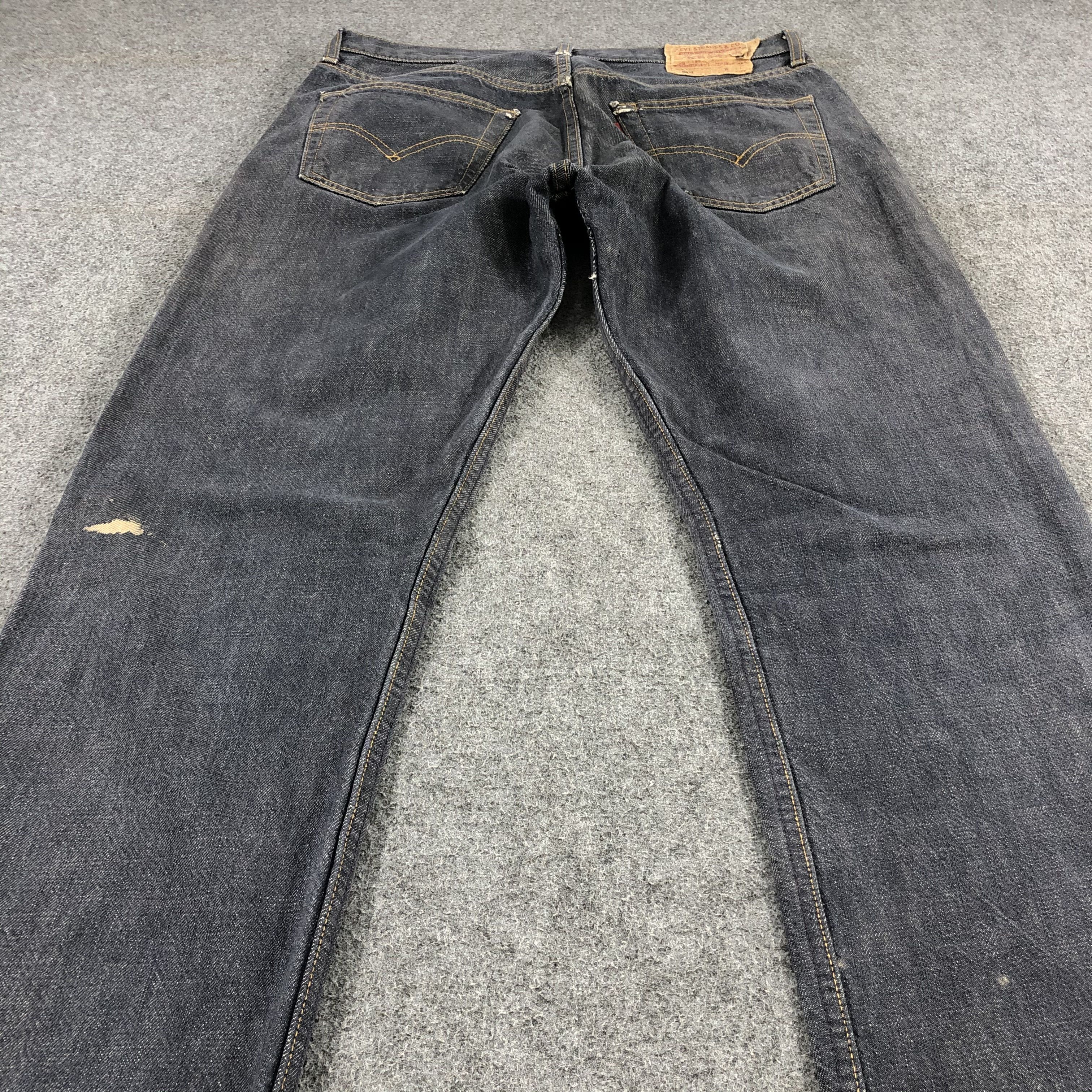 Levi's Vintage 90s Distress Levis 501 Jeans-JM1571 Size US 33 - 4 Thumbnail