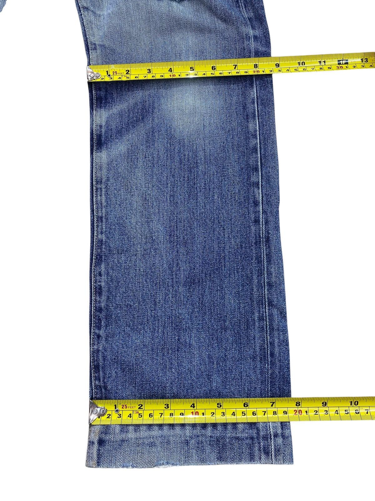 Uniqlo Uniqlo Selvedge Faded Wash Style Loose Jeans Size US 33 - 8 Thumbnail