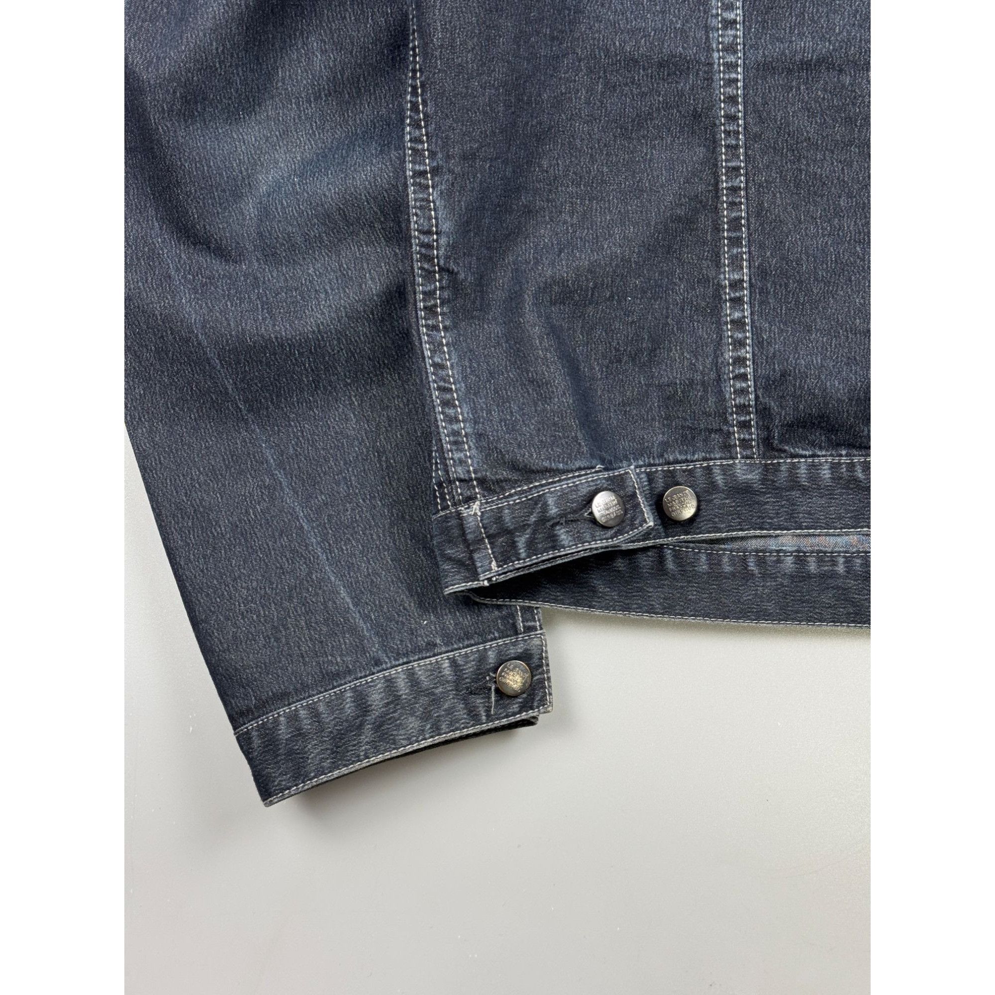 Marithe + Francois Girbaud Vintage Marithe Francois Girbaud Denim Trucker Jacket Size L / US 10 / IT 46 - 11 Thumbnail