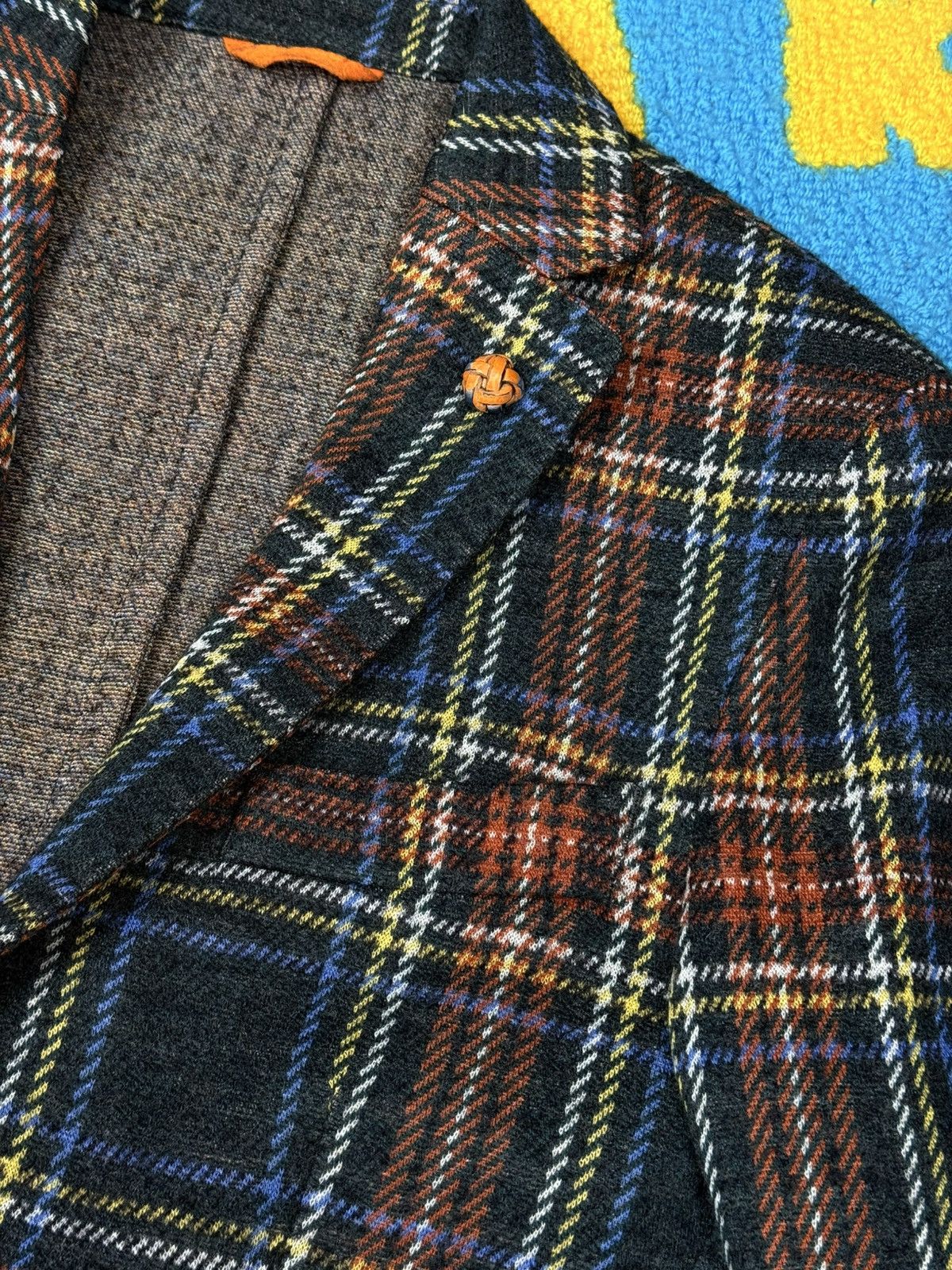 L.B.M. 1911 × Luigi Bianchi L.B.M 1911 Wool Checked Multicolour Two Piece Blazer Jacket Size 46R - 7 Thumbnail