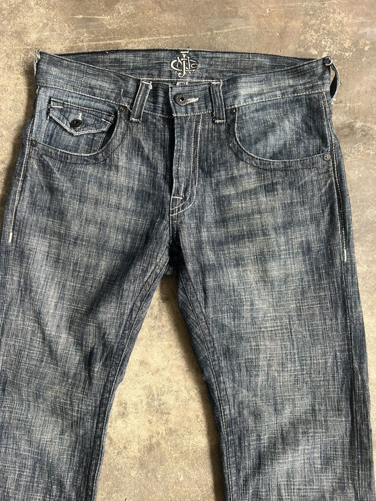 JNCO Vintage Y2K JNCO Cross Dark Wash Jeans Straight Denim Size US 32 / EU 48 - 3 Thumbnail