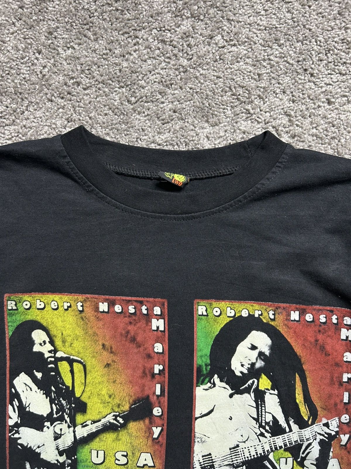 Vintage Vintage Bob Marley Bootleg Rap Tee Thailand Double Sided Size US L / EU 52-54 / 3 - 3 Thumbnail