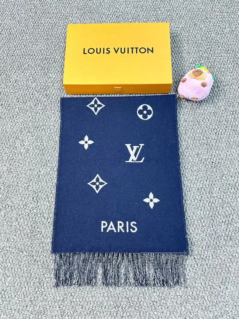 Louis Vuitton Louis Vuitton Gray-blue double-sided full-printed logo tas Size ONE SIZE - 3 Thumbnail