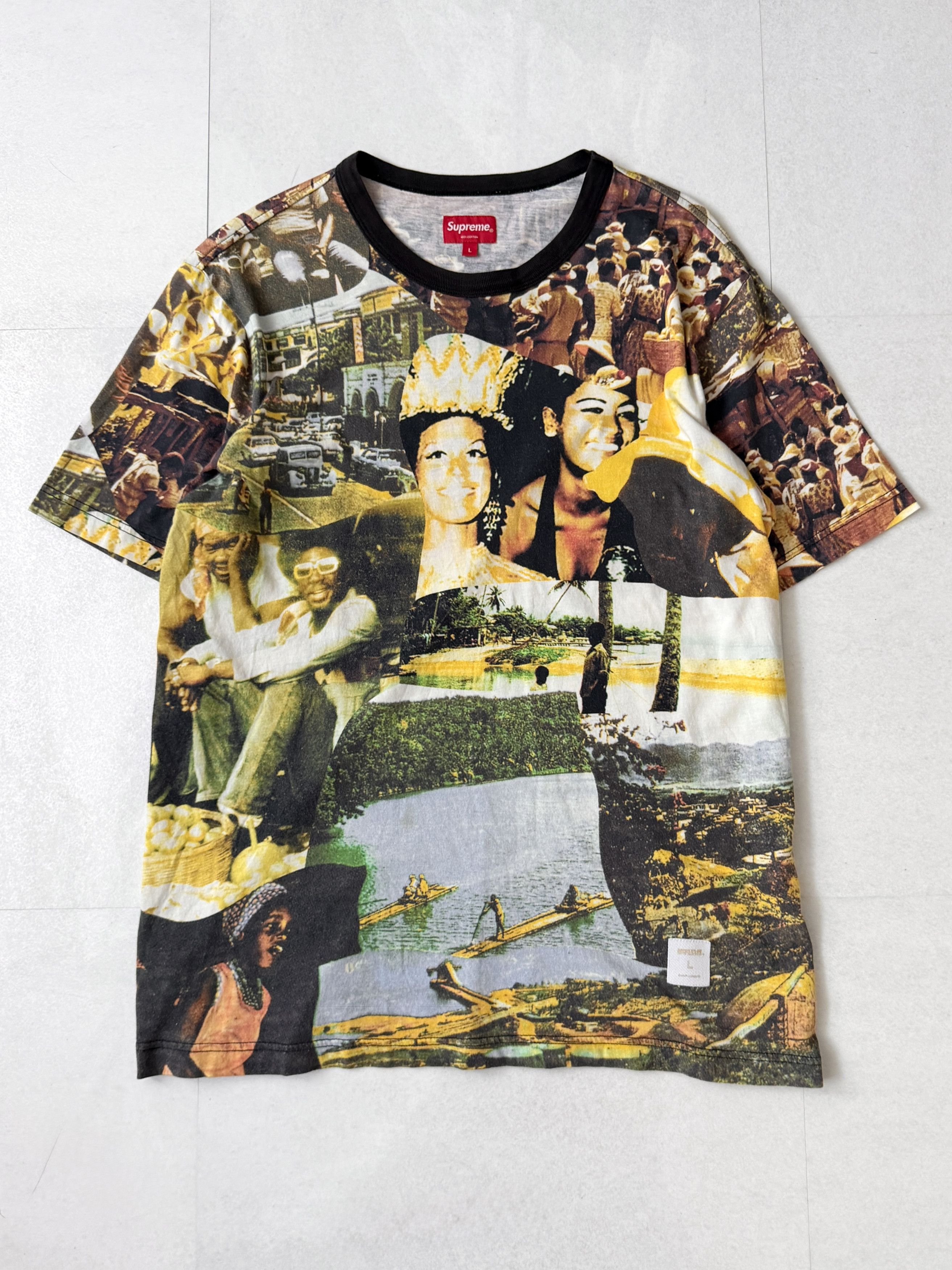Supreme Supreme Cotton Clint Eastwood Short Sleeve T-Shirts Size L