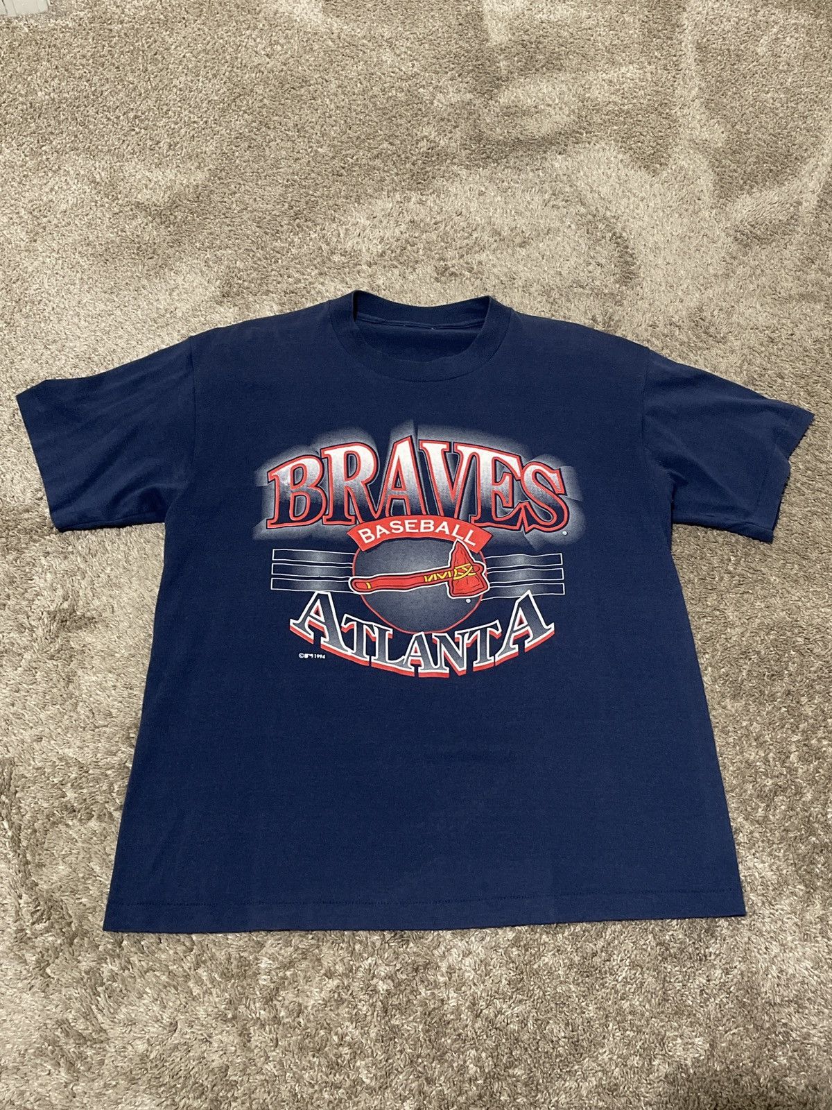 MLB Vintage Braves T Shirt Size US L / EU 52-54 / 3 - 1 Thumbnail