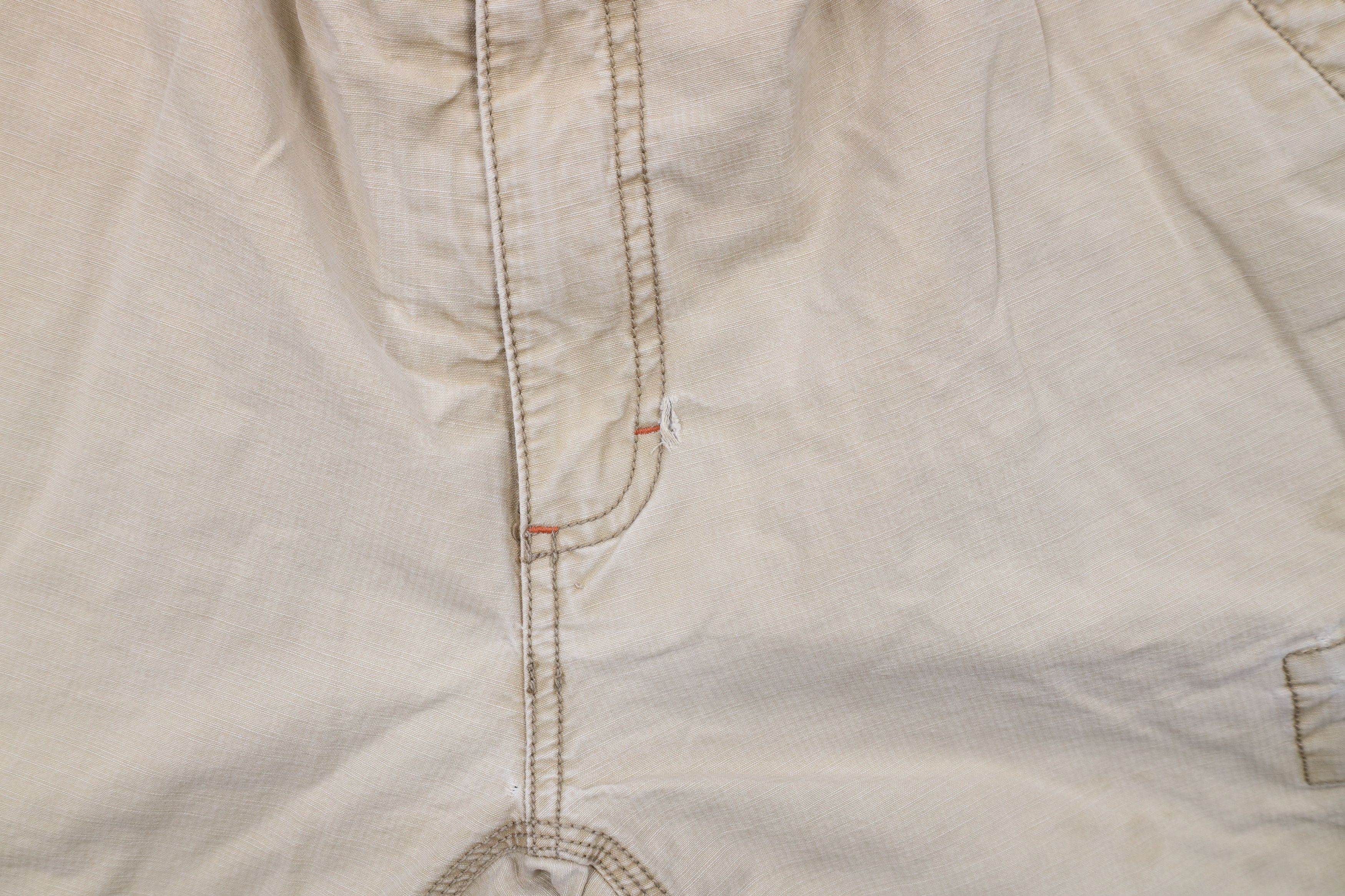 L.L. Bean × Vintage Vintage LL Bean Stonewash Flannel Lined Wide Leg Cargo Pants Size US 36 / EU 52 - 9 Thumbnail